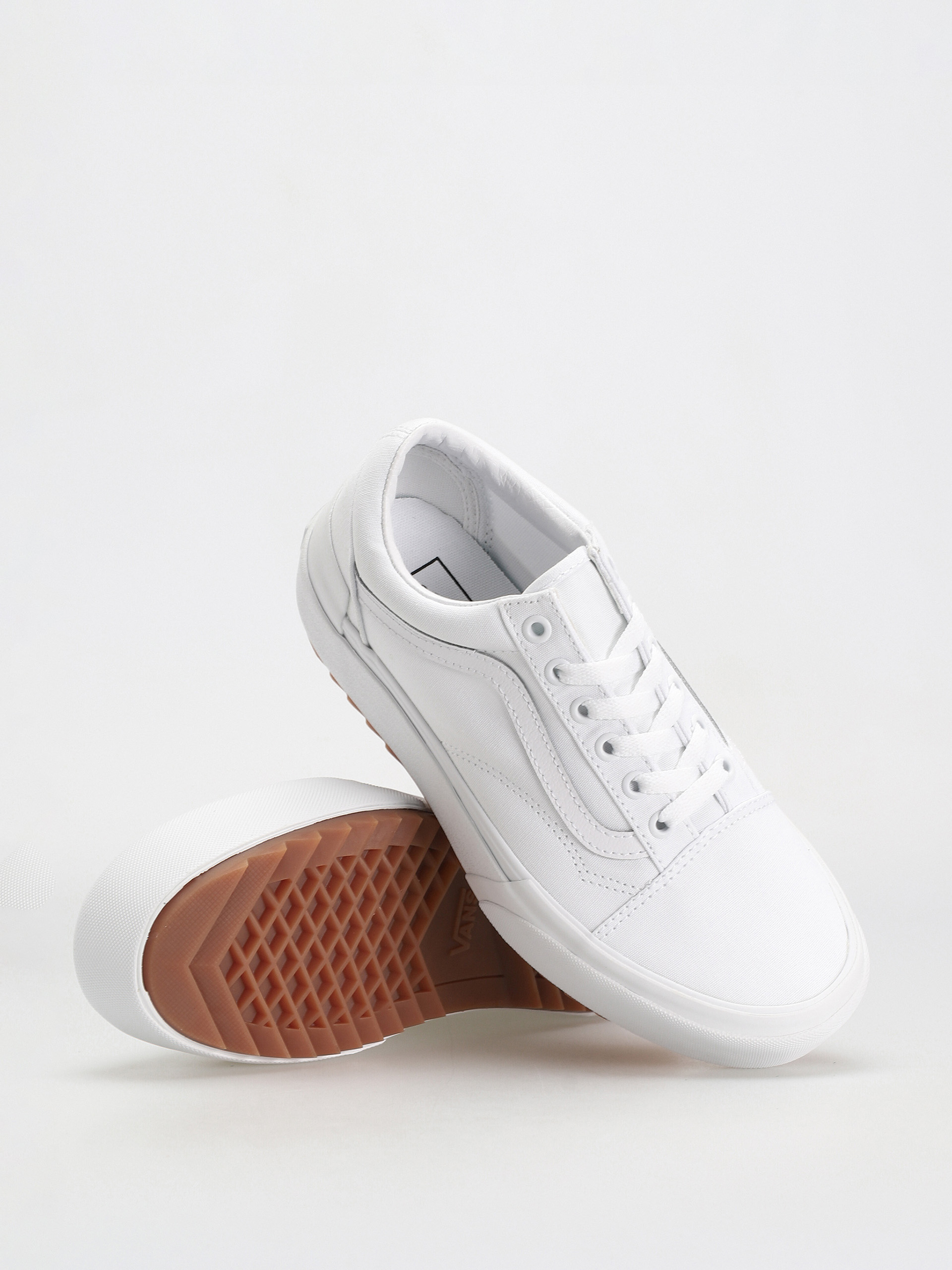 Boty Vans Old Skool Stacked Wmn (canvas/true white)