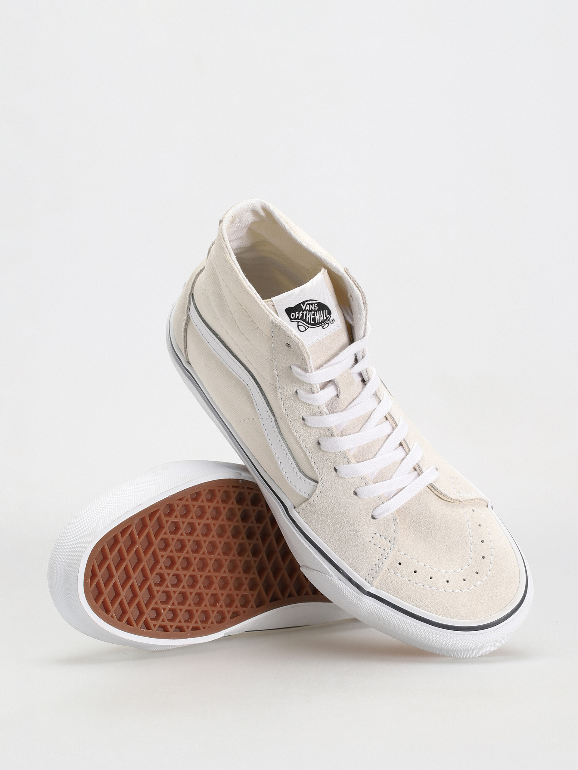 Boty Vans Sk8 Hi Tapered Wmn (suede/canvas marshmallow)
