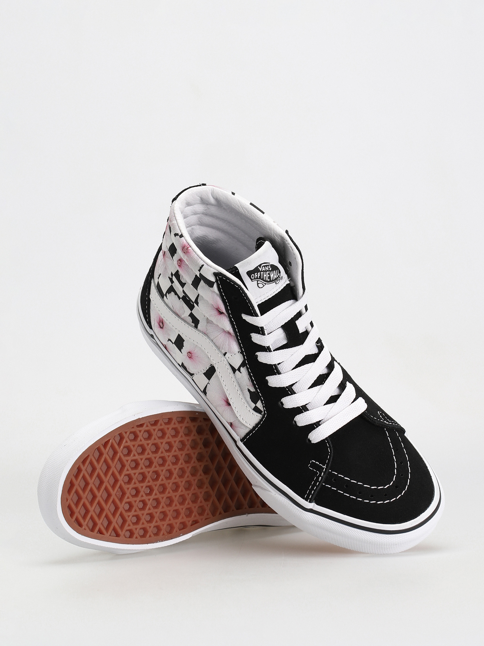 Boty Vans Sk8 Hi Wmn (hibiscus check black)