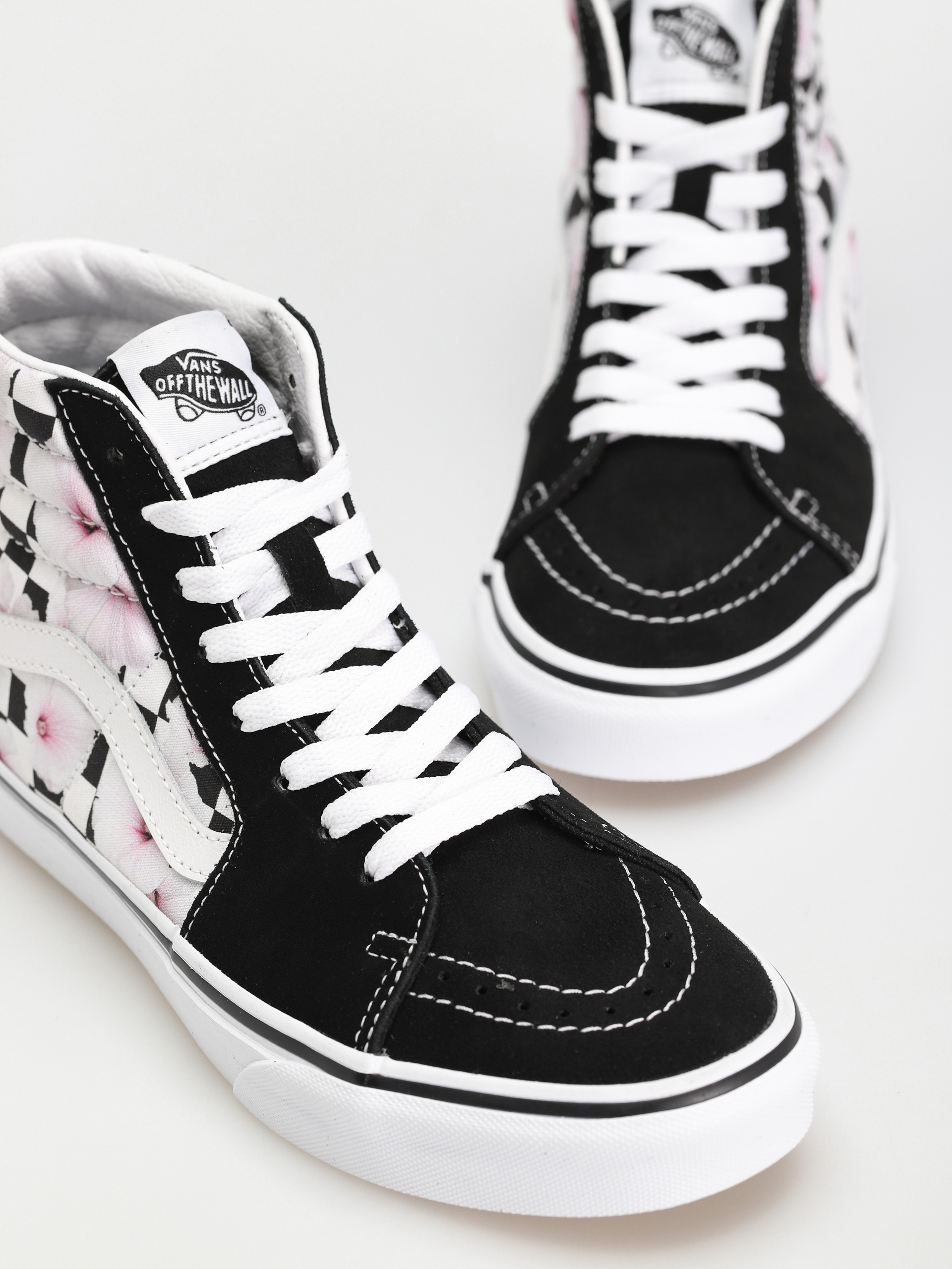 Boty Vans Sk8 Hi Wmn (hibiscus check black)