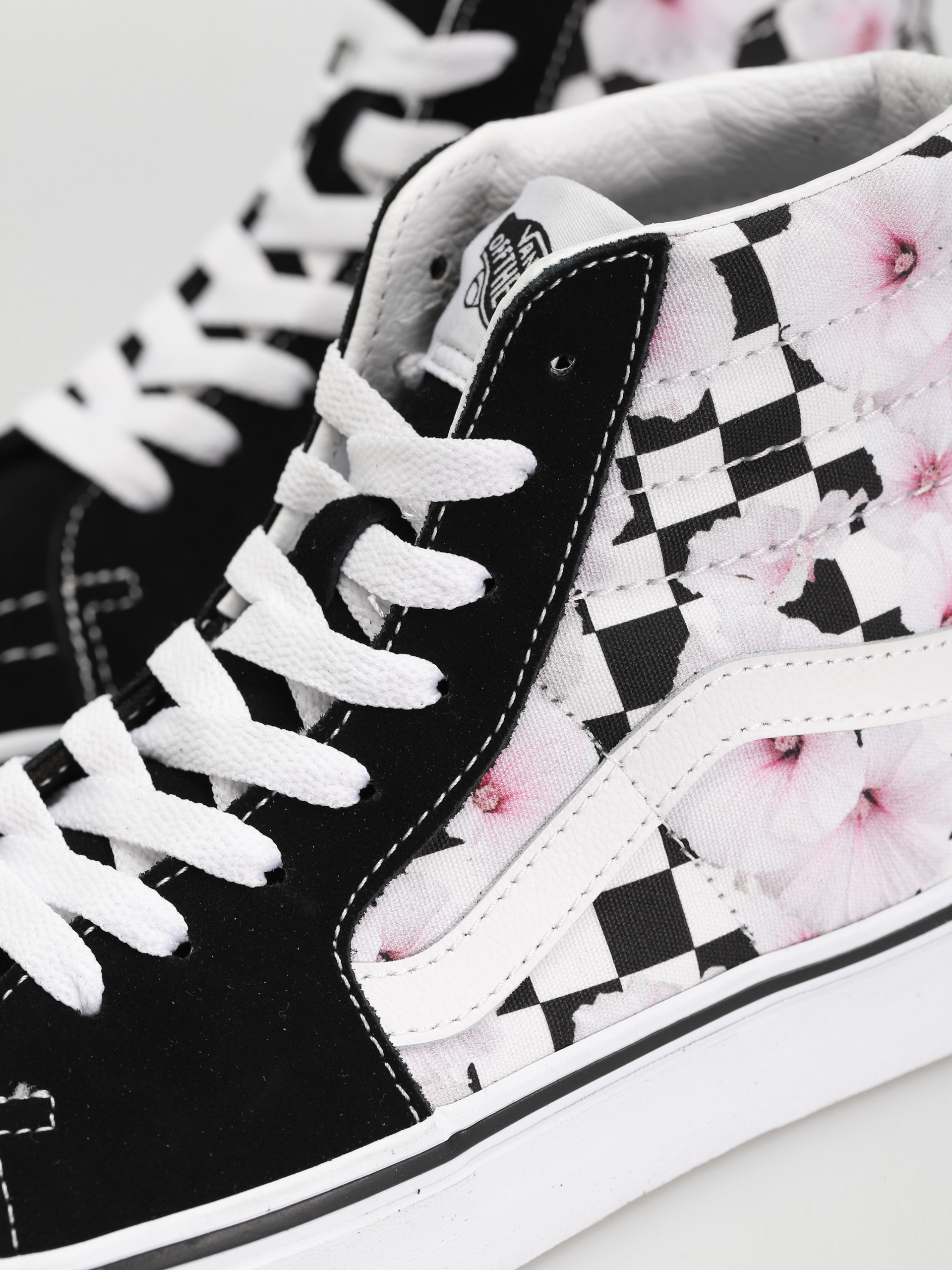 Boty Vans Sk8 Hi Wmn (hibiscus check black)