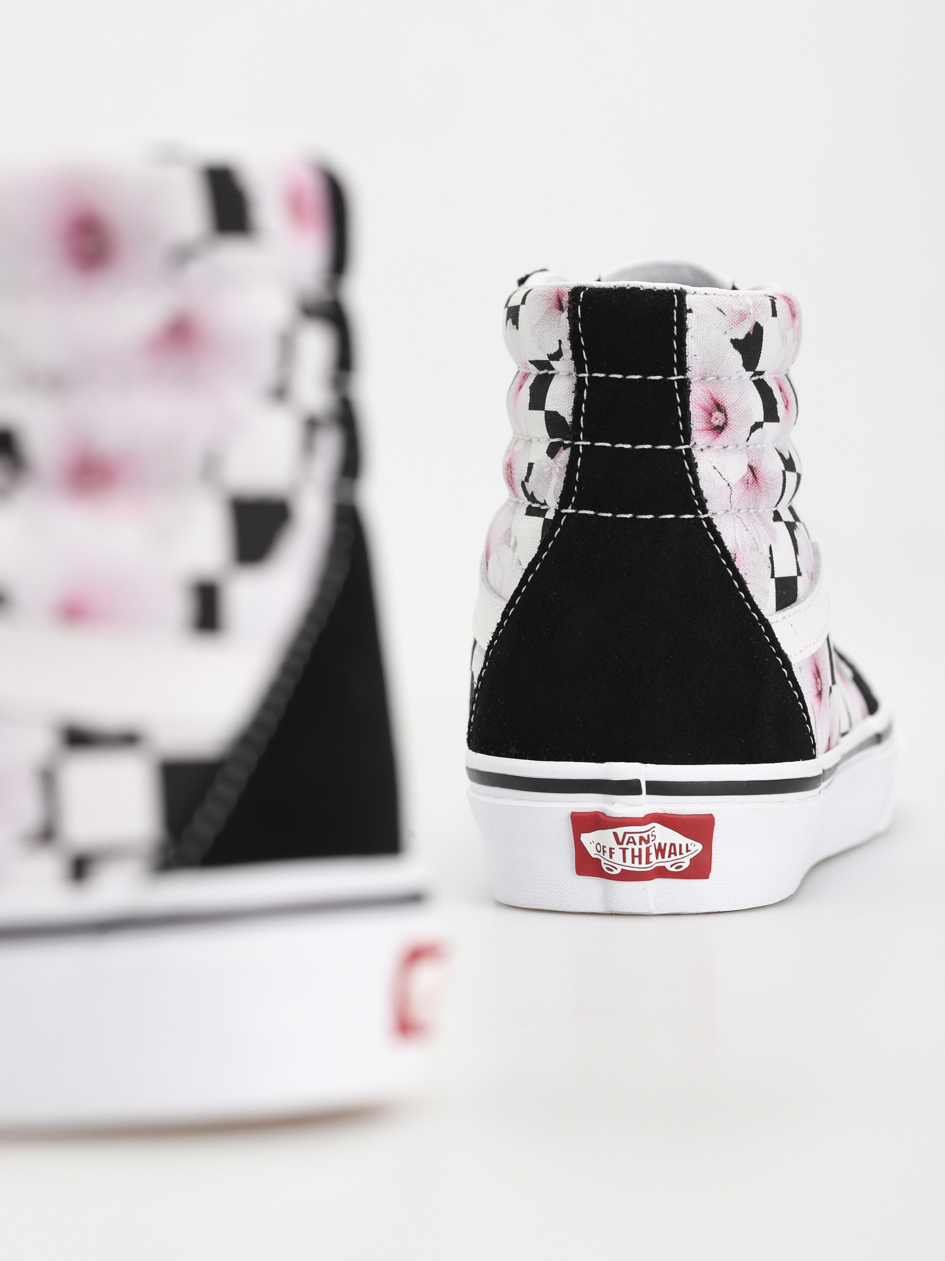 Boty Vans Sk8 Hi Wmn (hibiscus check black)