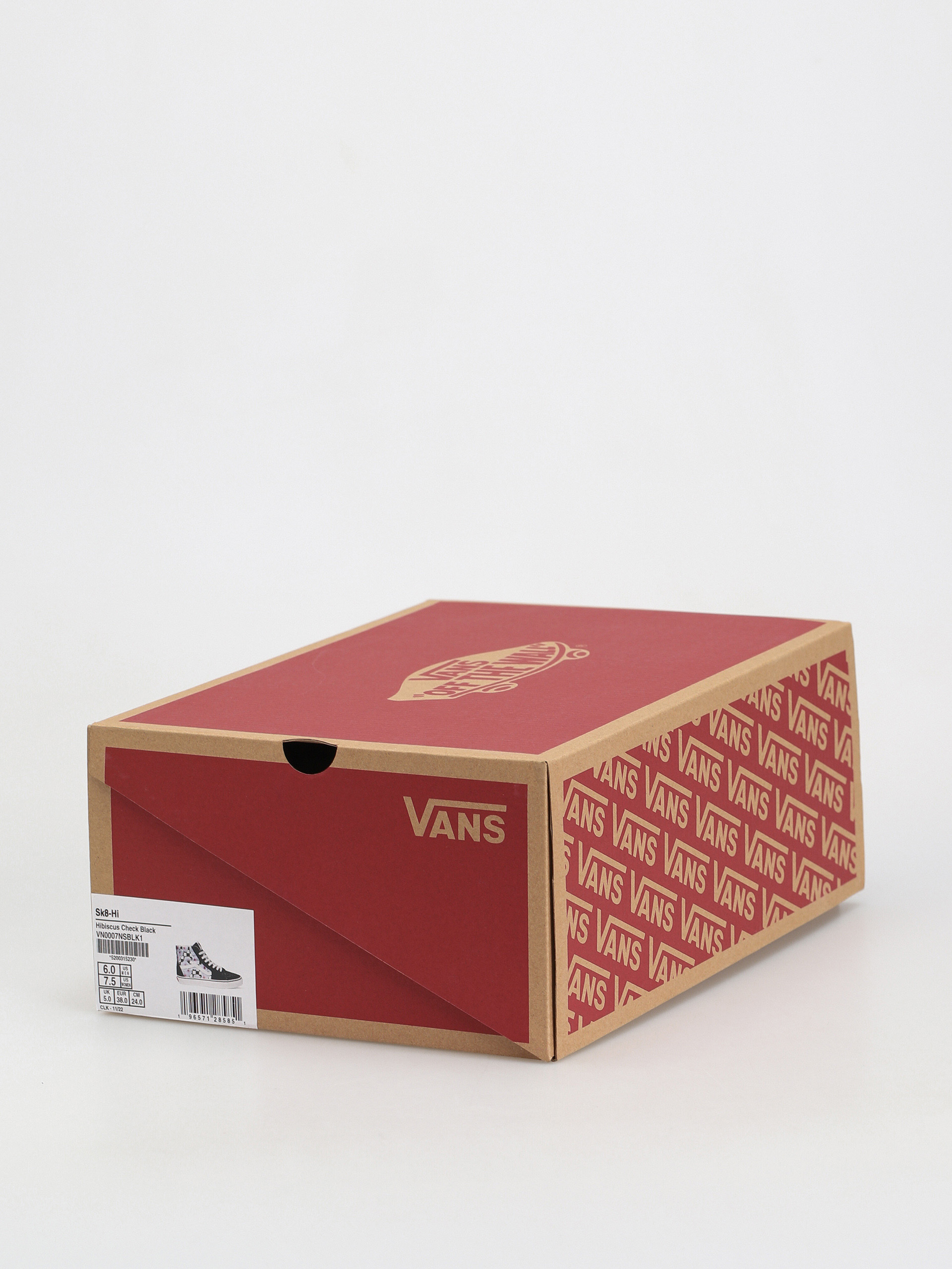 Boty Vans Sk8 Hi Wmn (hibiscus check black)