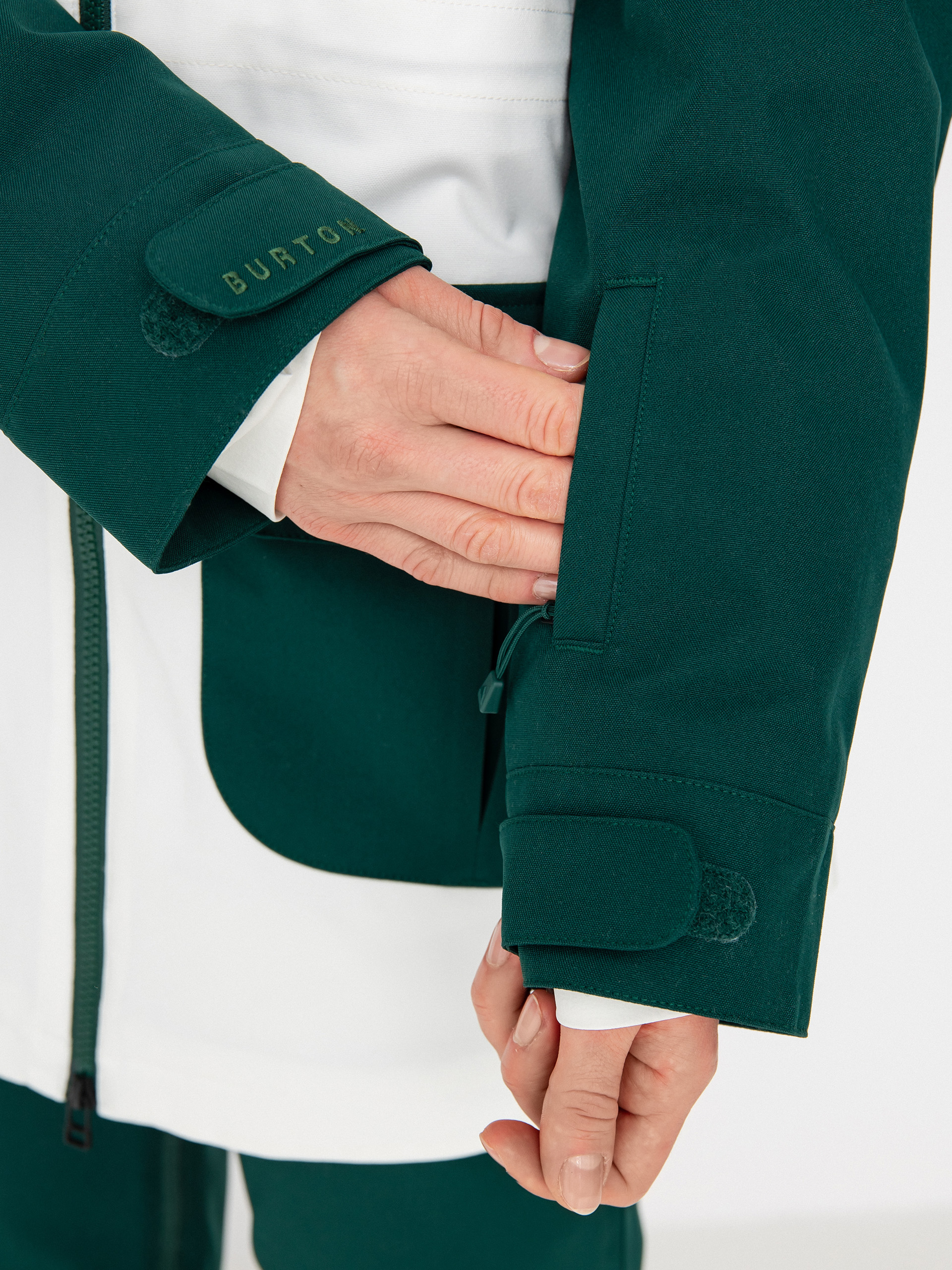 Dámská Snowboardová bunda Burton Prowess (botanical garden/stout white)