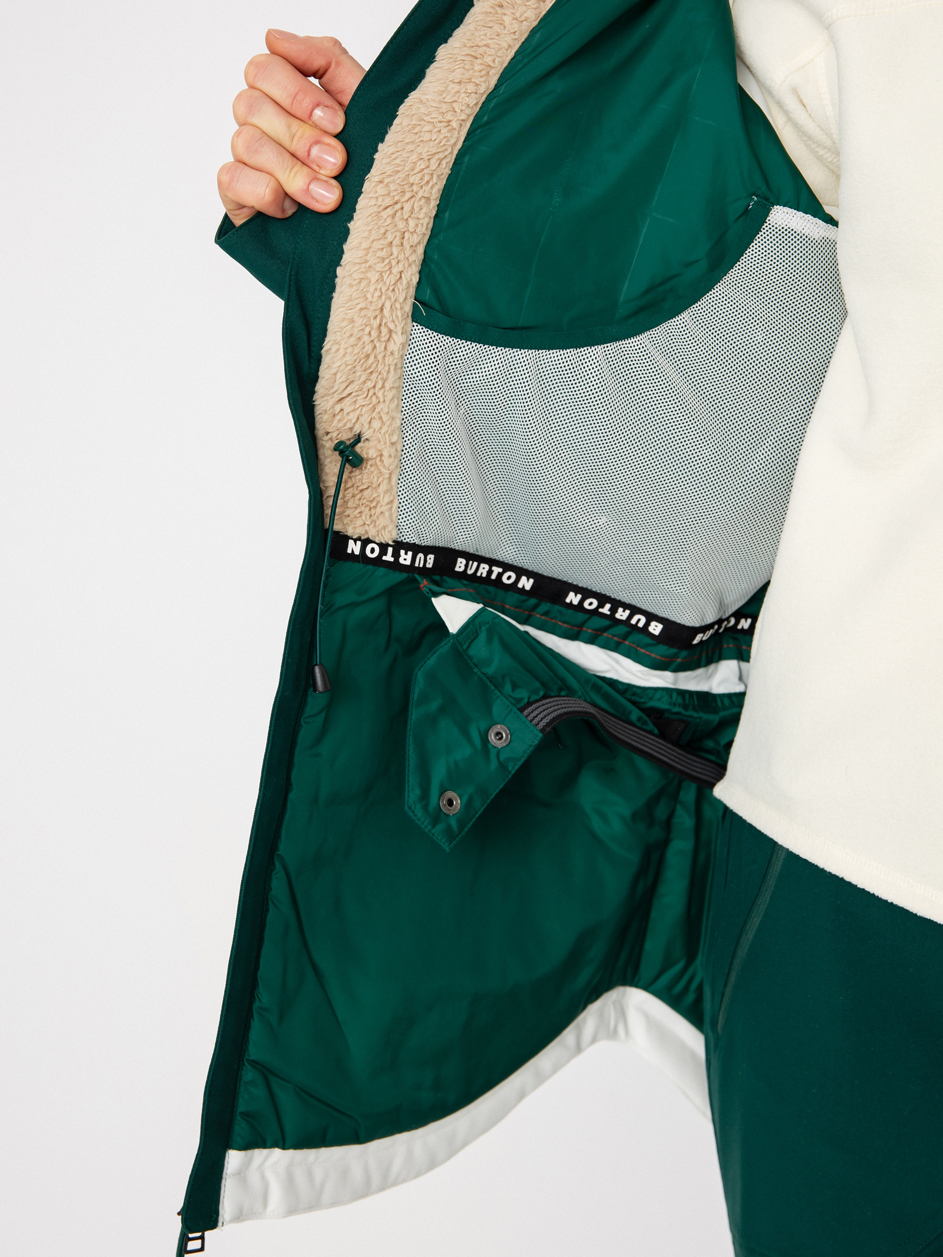 Dámská Snowboardová bunda Burton Prowess (botanical garden/stout white)