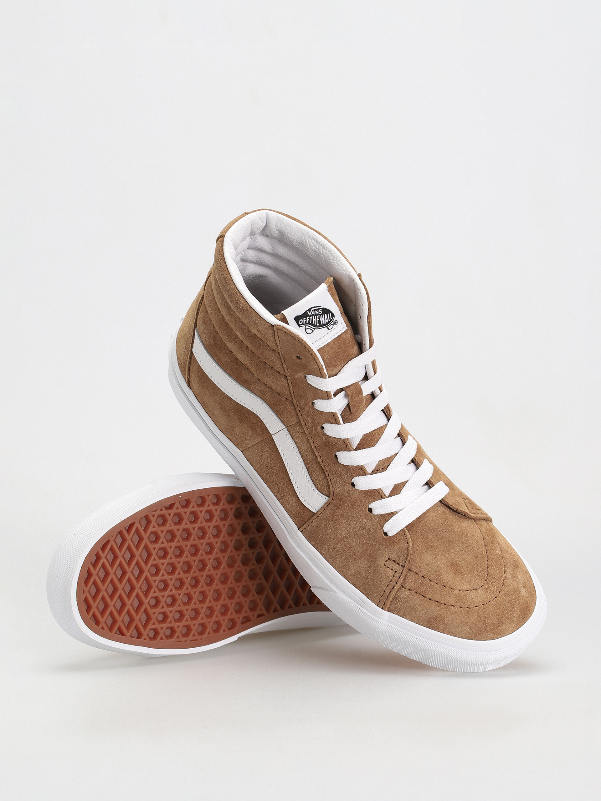 Boty Vans Sk8 Hi (pig suede tobacco brown)