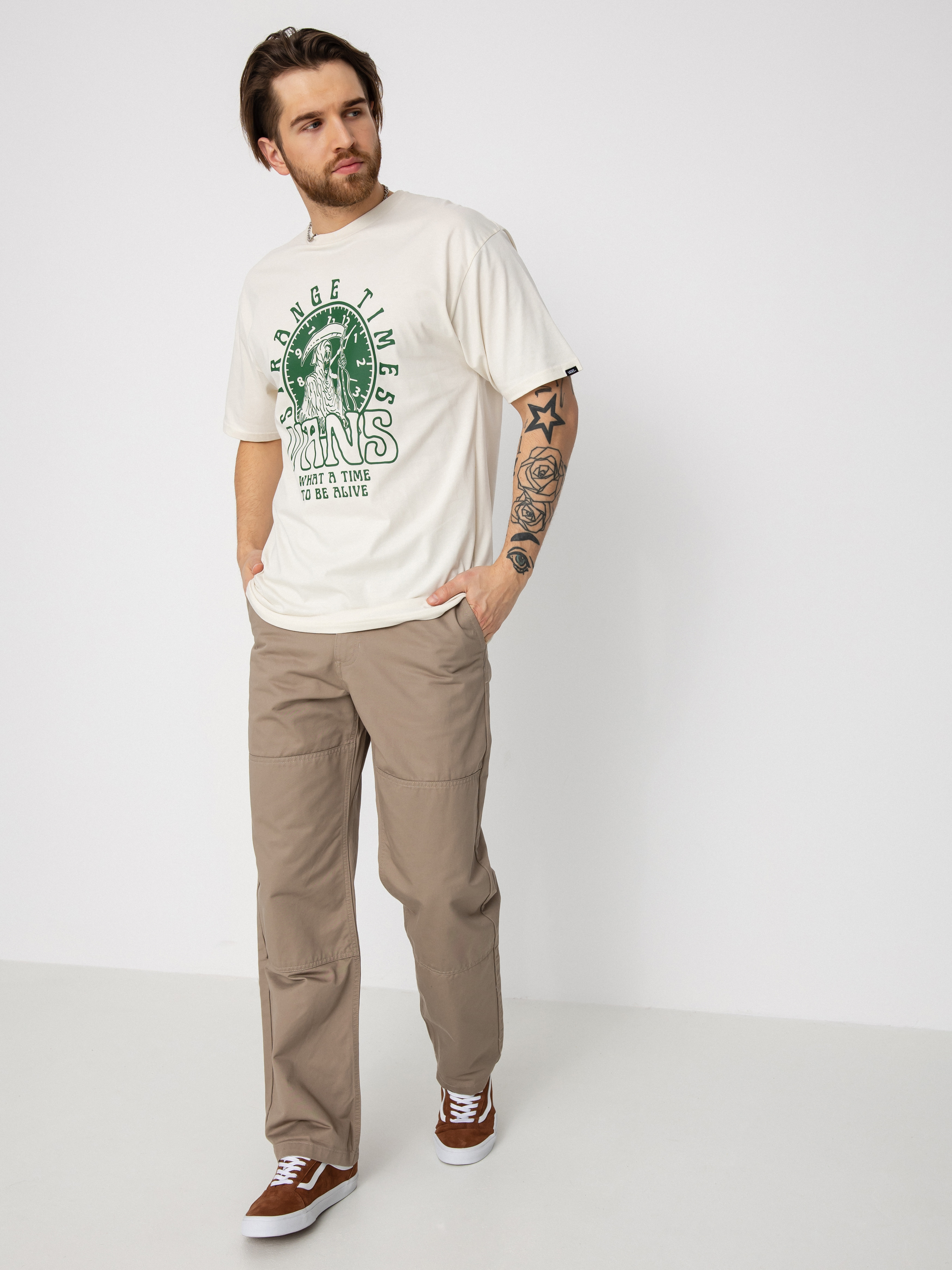 Tričko Vans Strange Times (antique white)