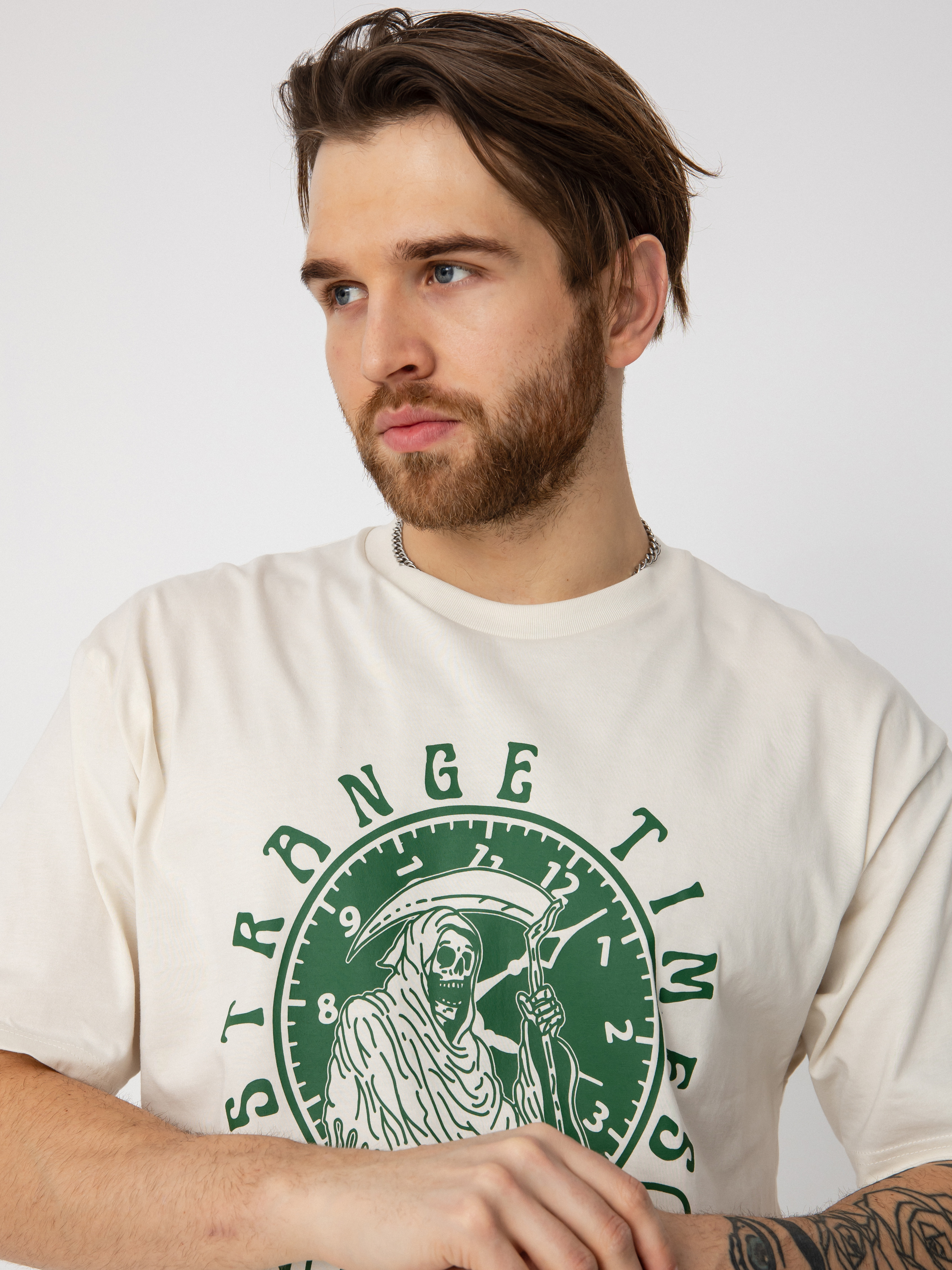 Tričko Vans Strange Times (antique white)