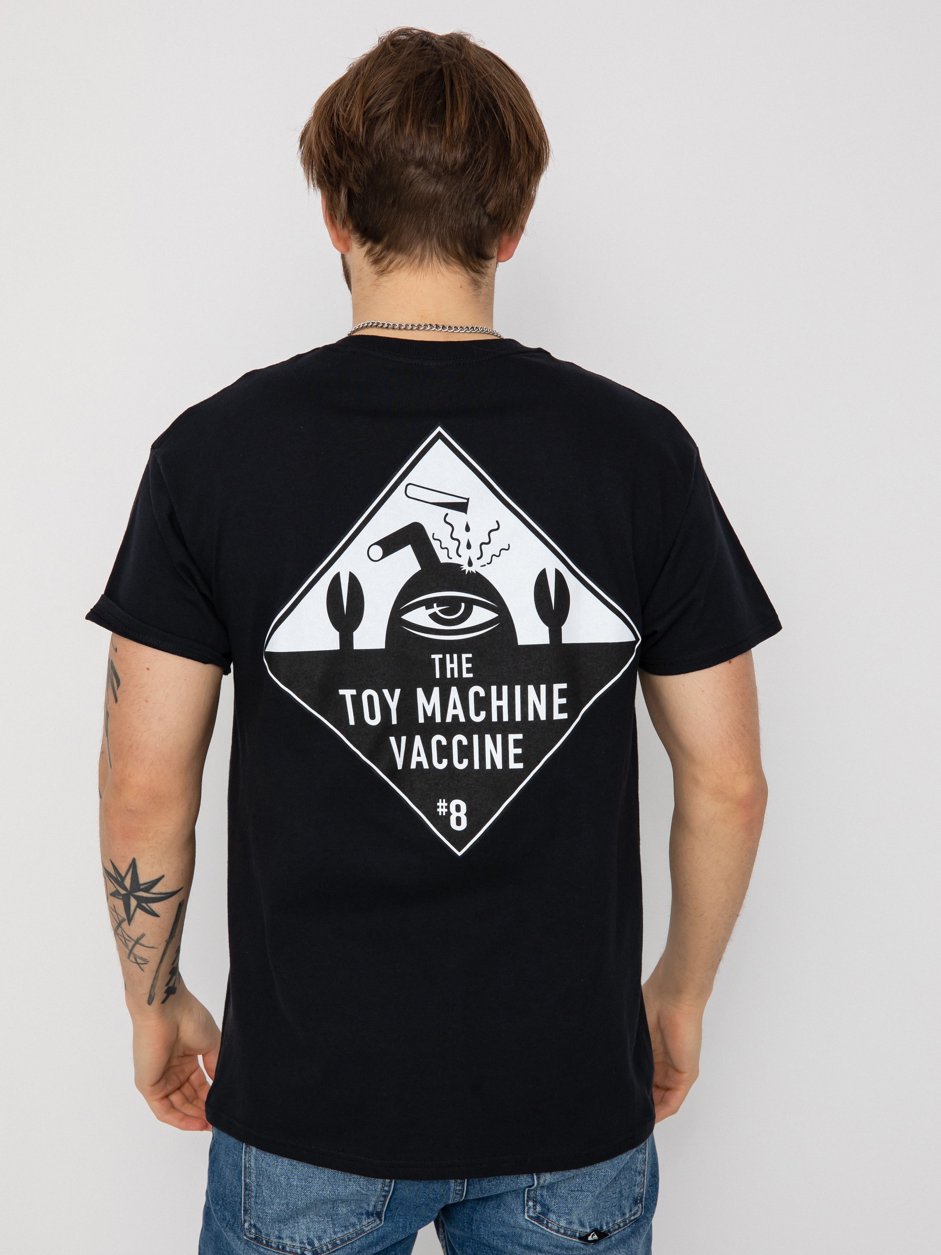 Tričko Toy Machine Vaccine (black)