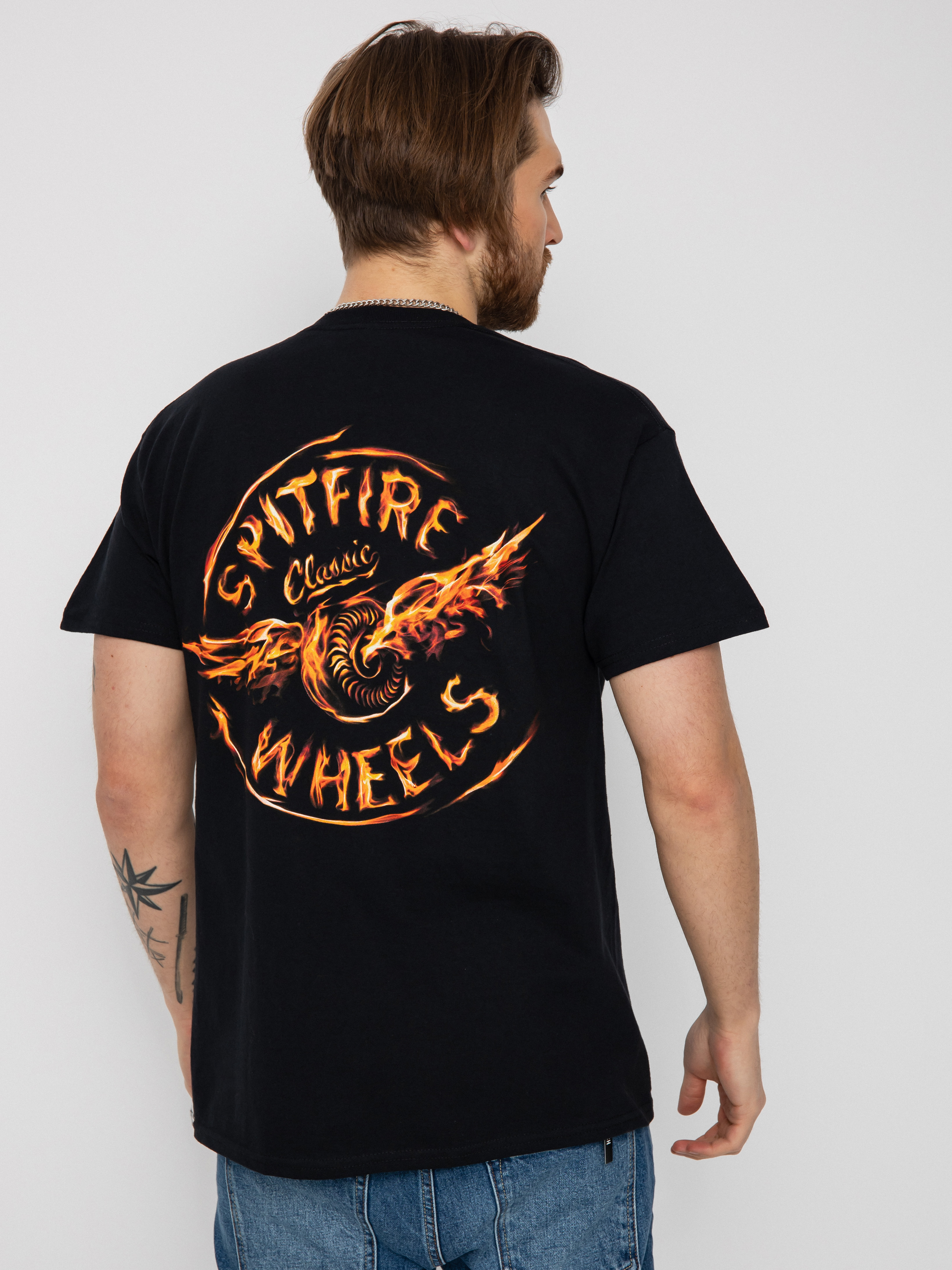 Tričko Spitfire Flmd Flyg Cls (black)