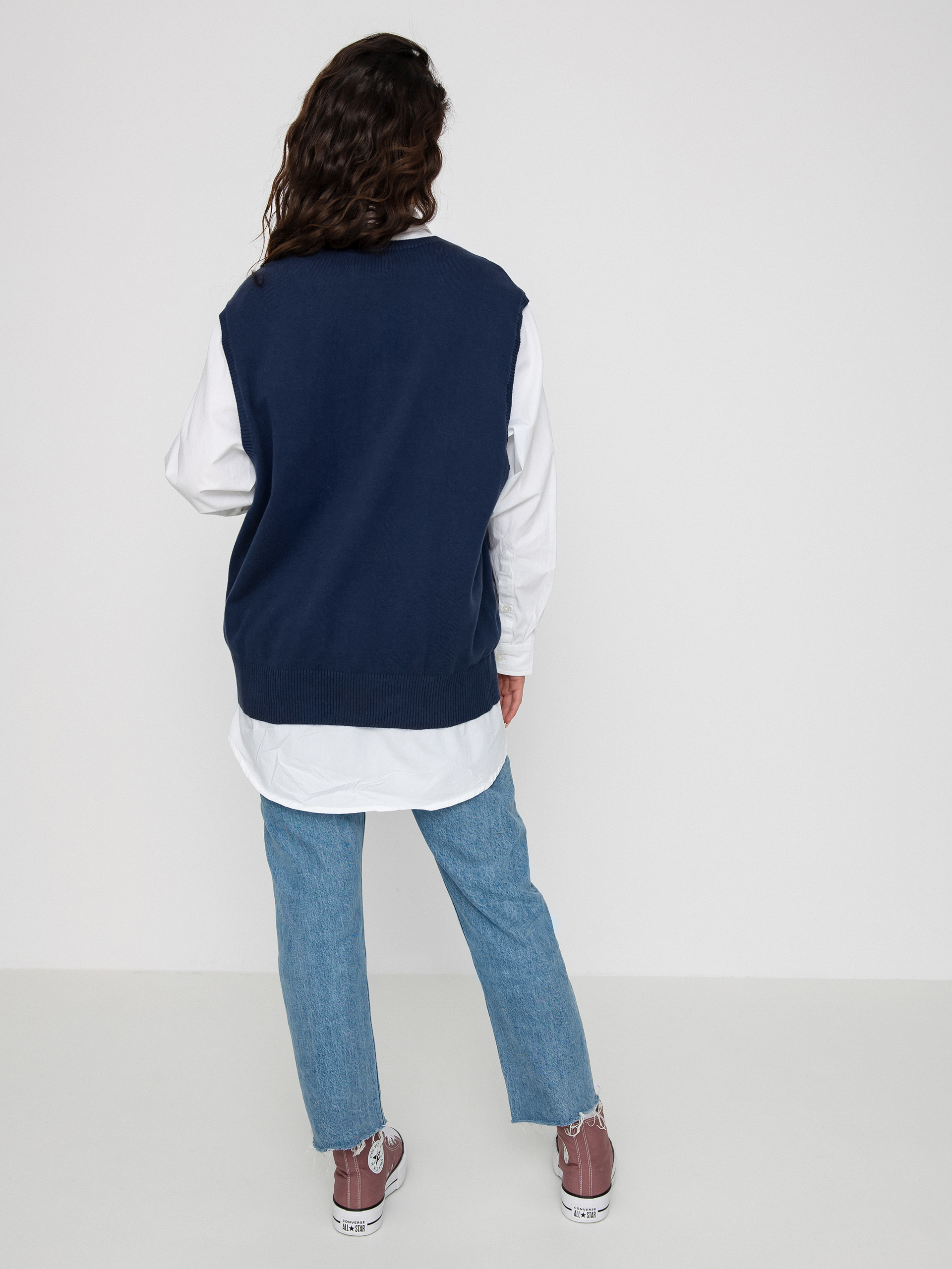 Svetr RVCA Hometown Sweater Ves Wmn (moody blue)