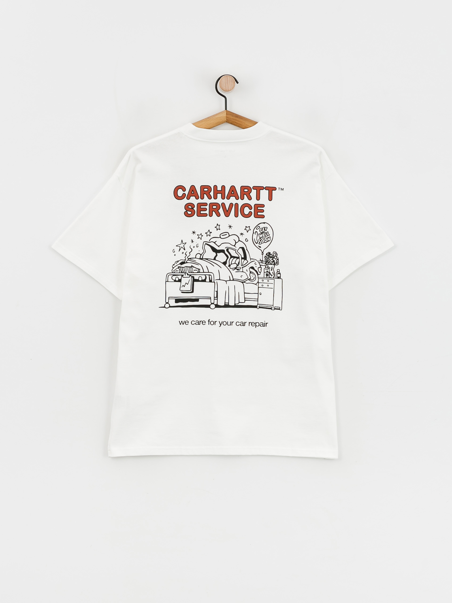 Tričko Carhartt WIP Car Repair (white)