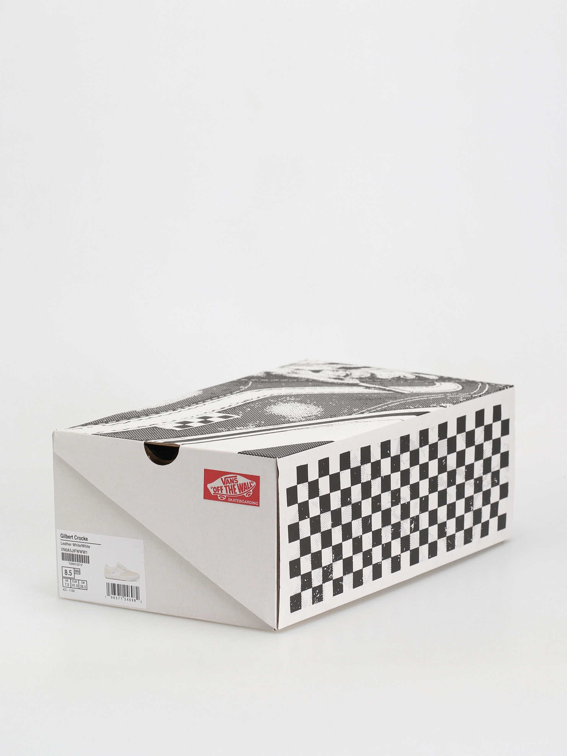 Boty Vans Gilbert Crockett (leather white/white)