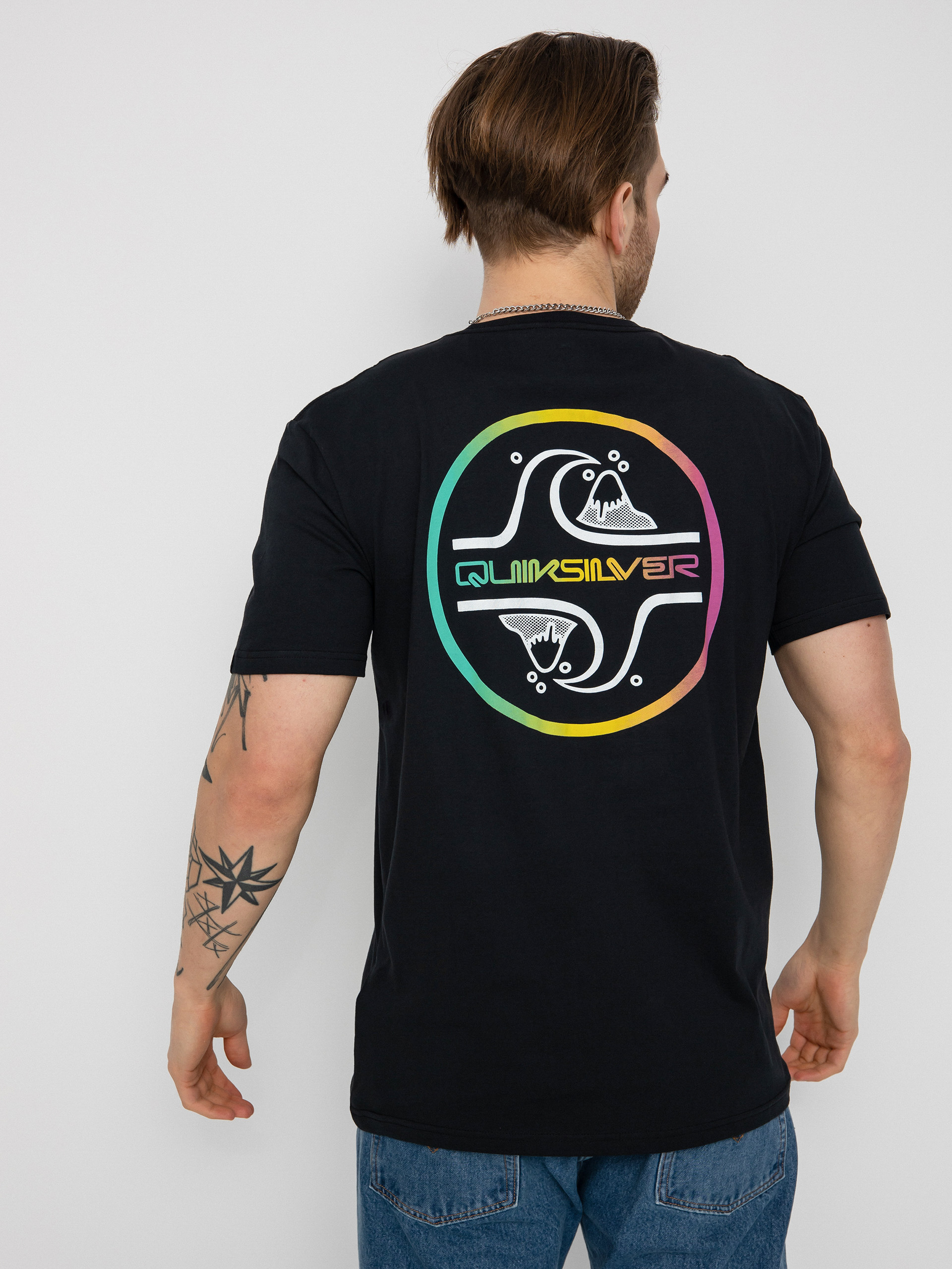 Tričko Quiksilver Core Bubble (black)