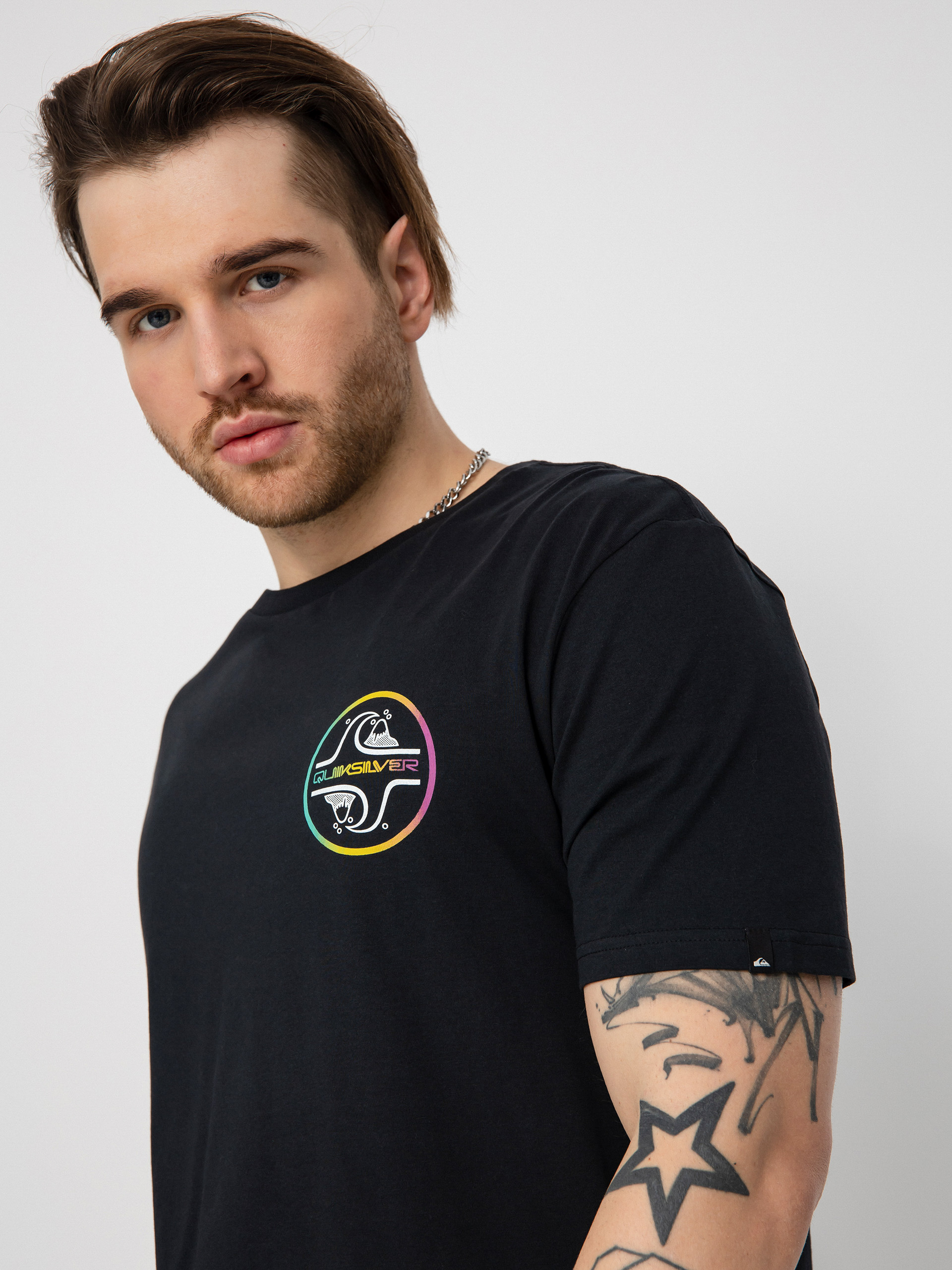 Tričko Quiksilver Core Bubble (black)