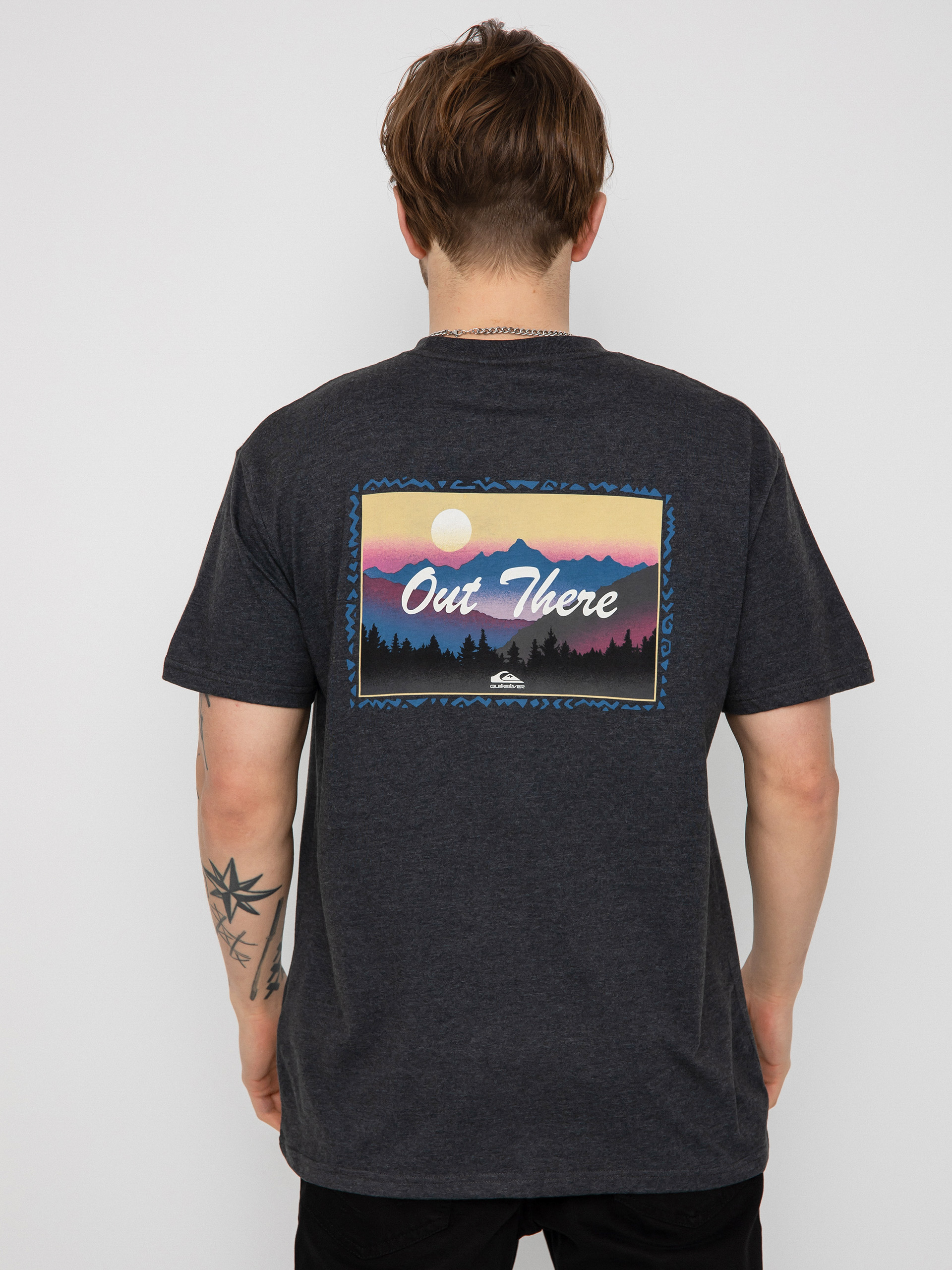 Tričko Quiksilver Out There Lands (phantom)