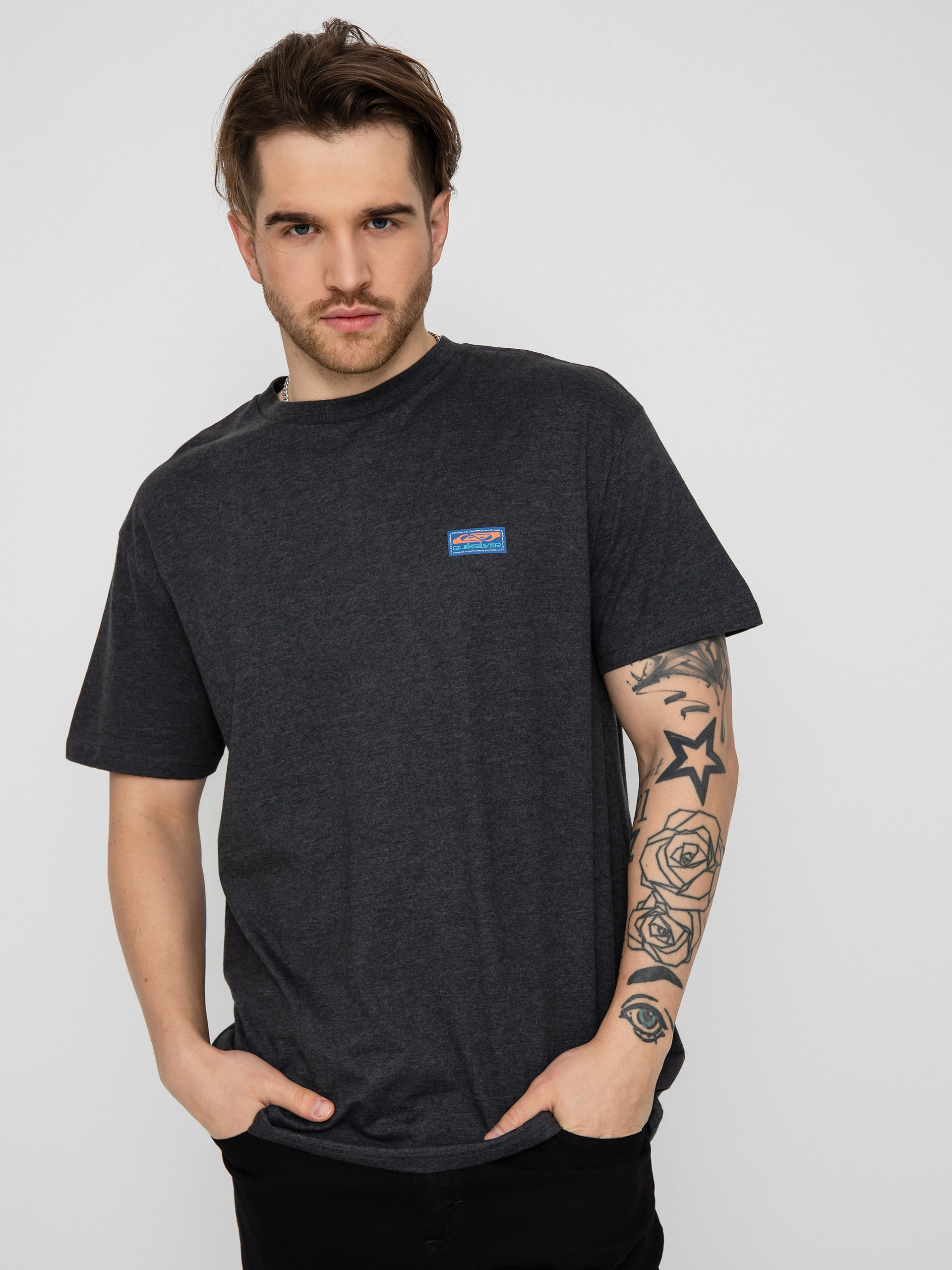 Tričko Quiksilver Out There Lands (phantom)