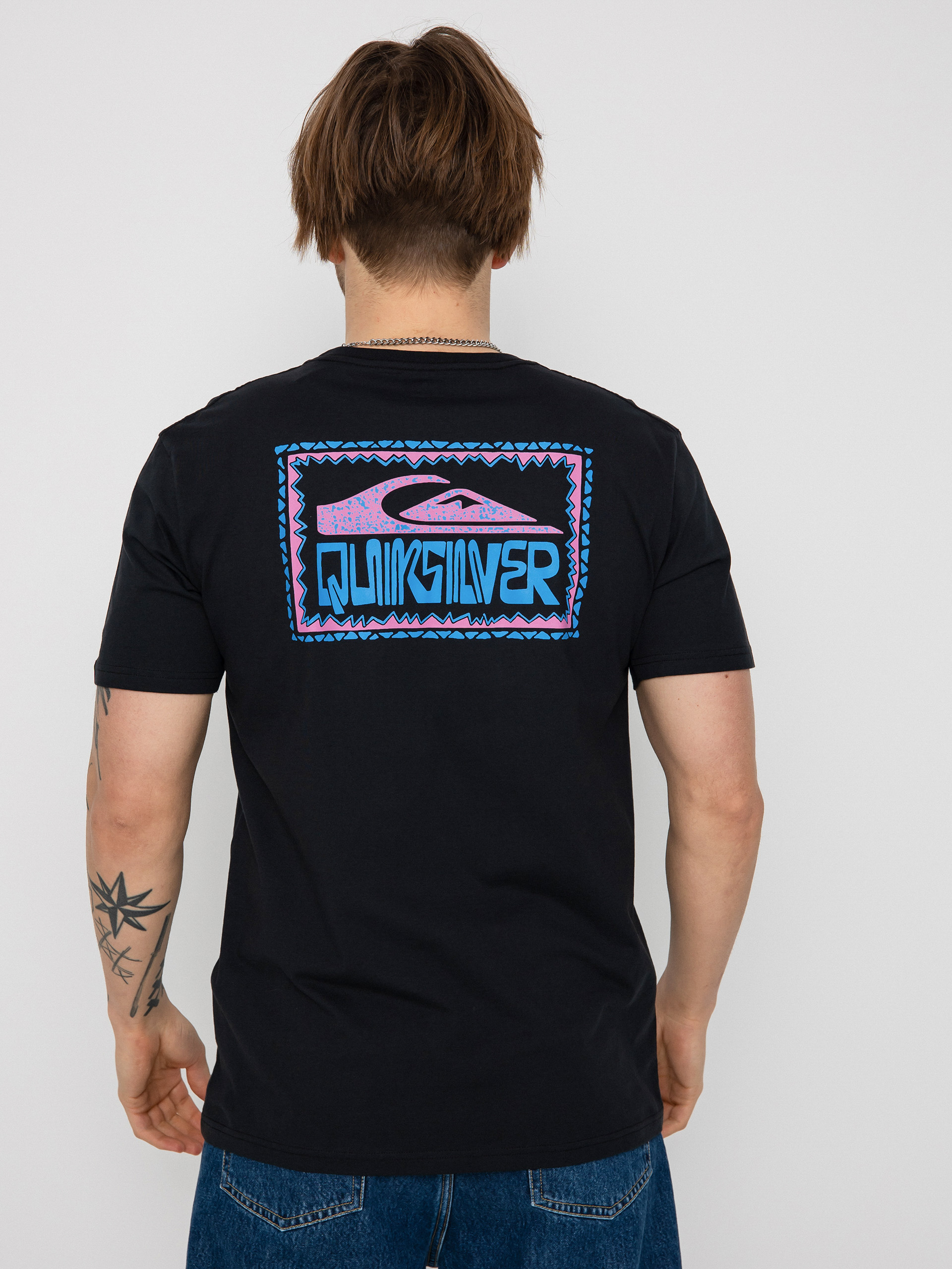 Tričko Quiksilver Warped Frames (black)