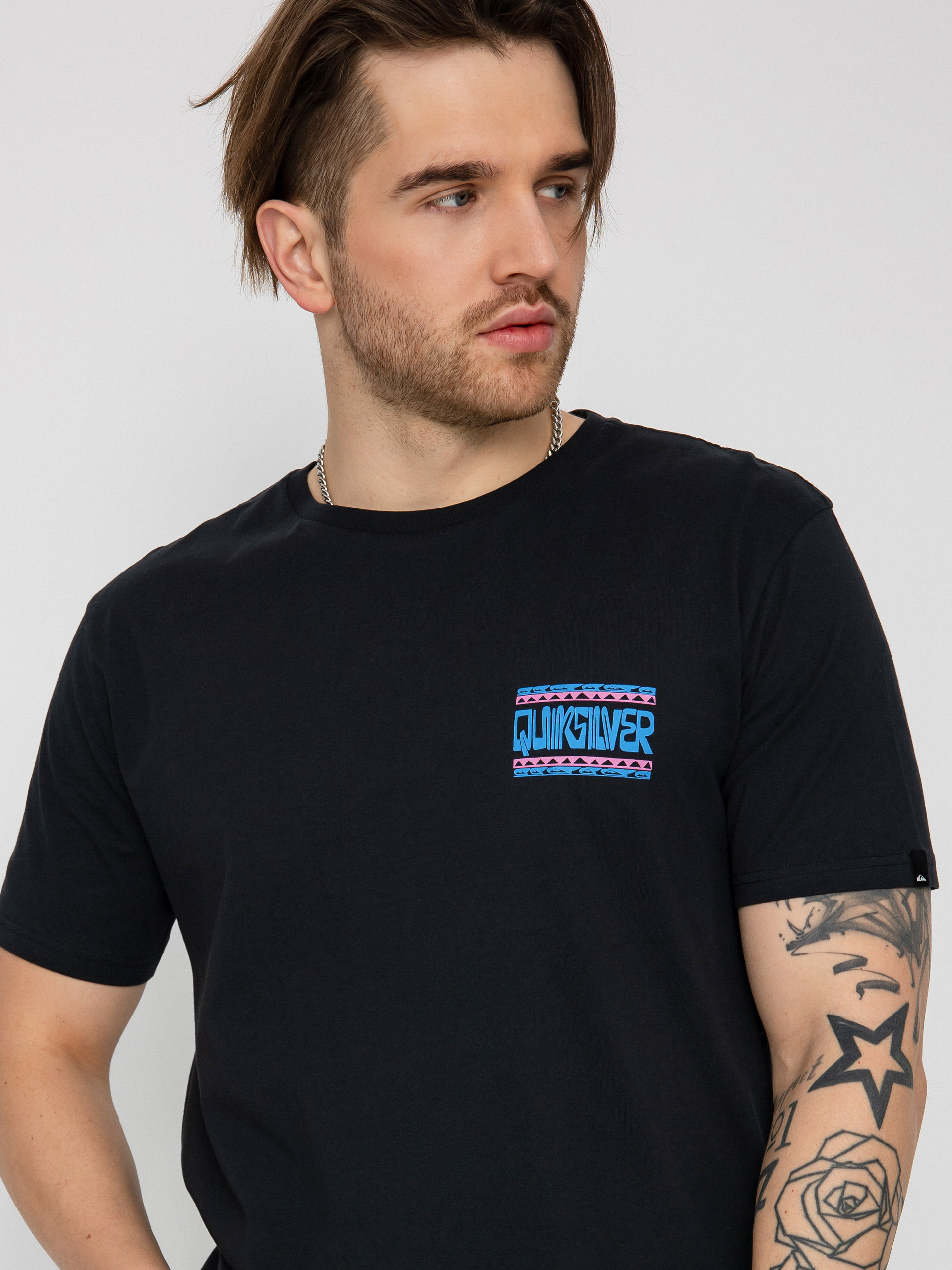 Tričko Quiksilver Warped Frames (black)