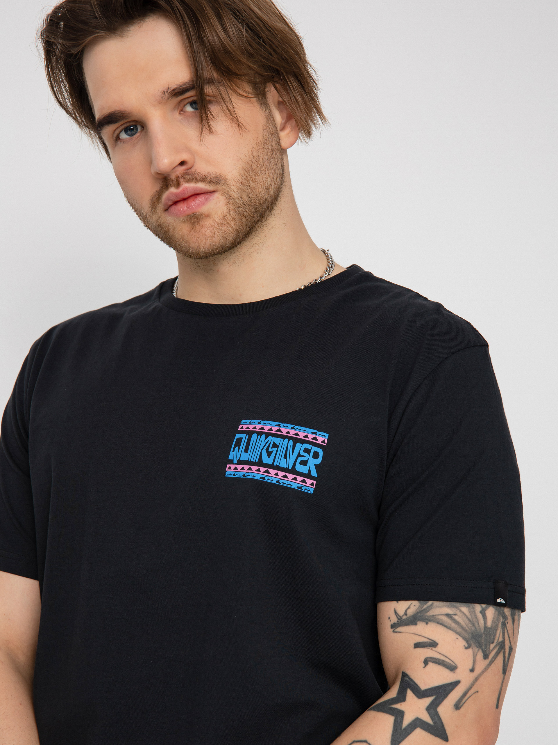 Tričko Quiksilver Warped Frames (black)