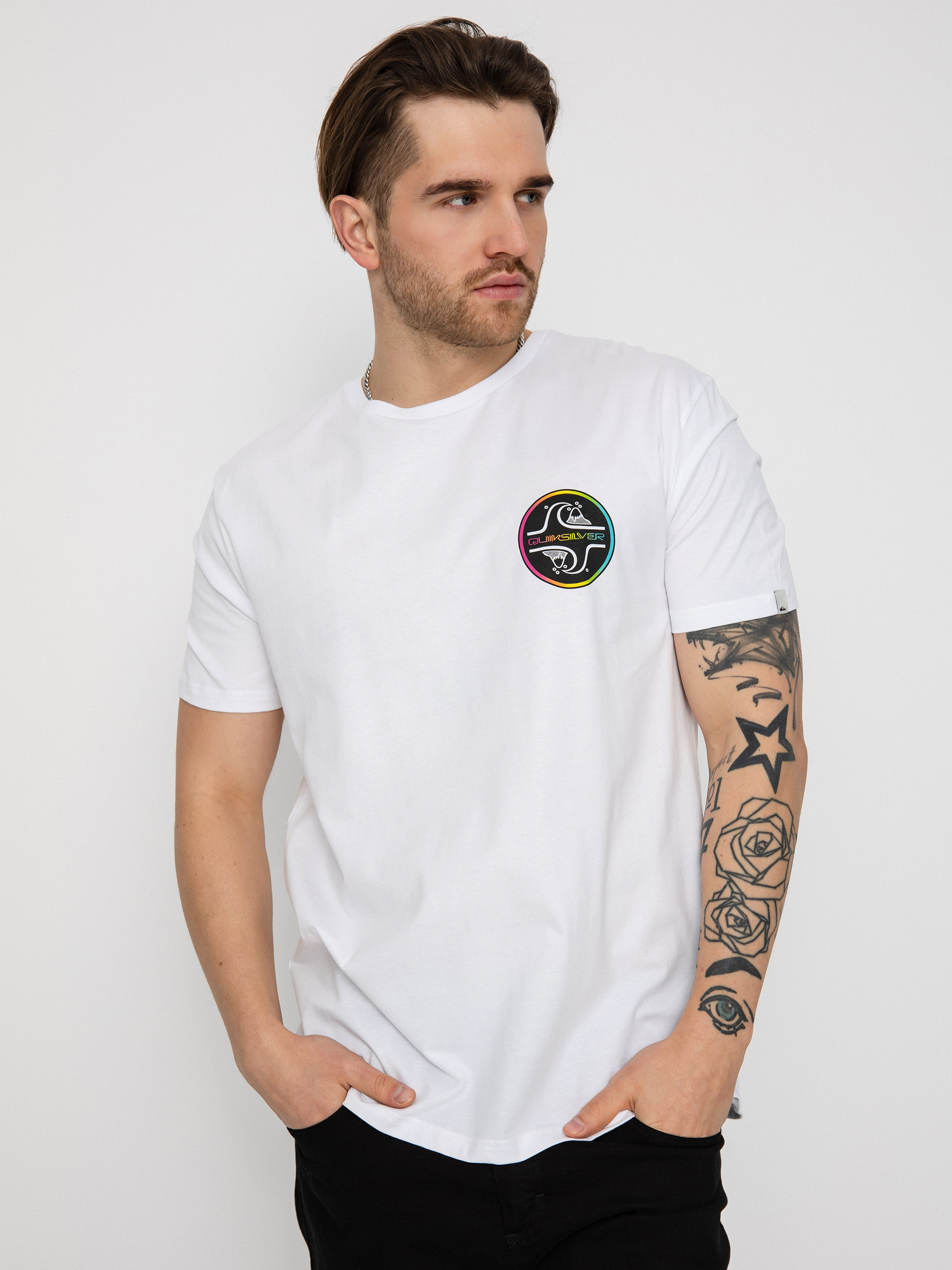 Tričko Quiksilver Core Bubble (white)