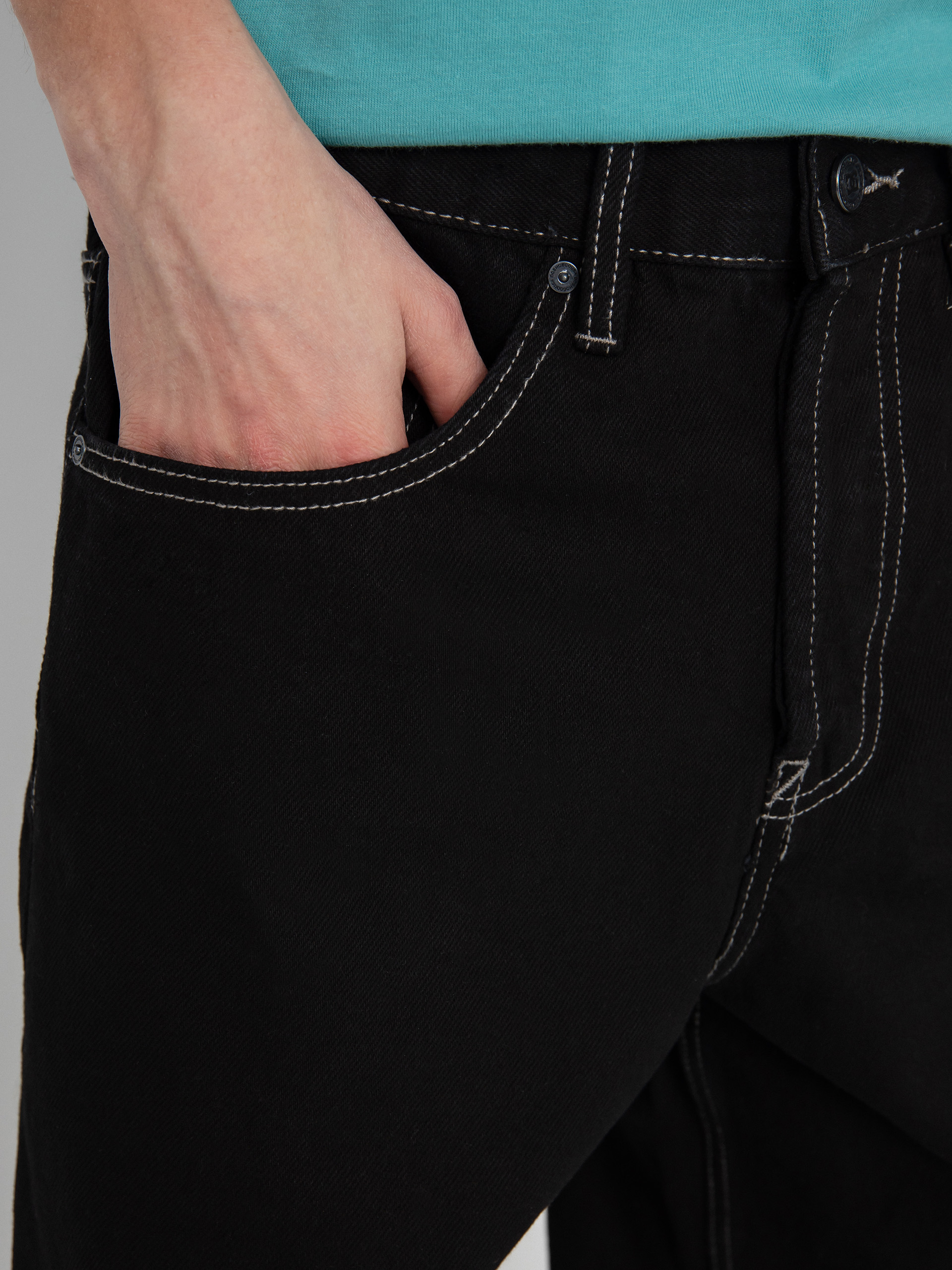 Kalhoty DC Worker Baggy (raw black)