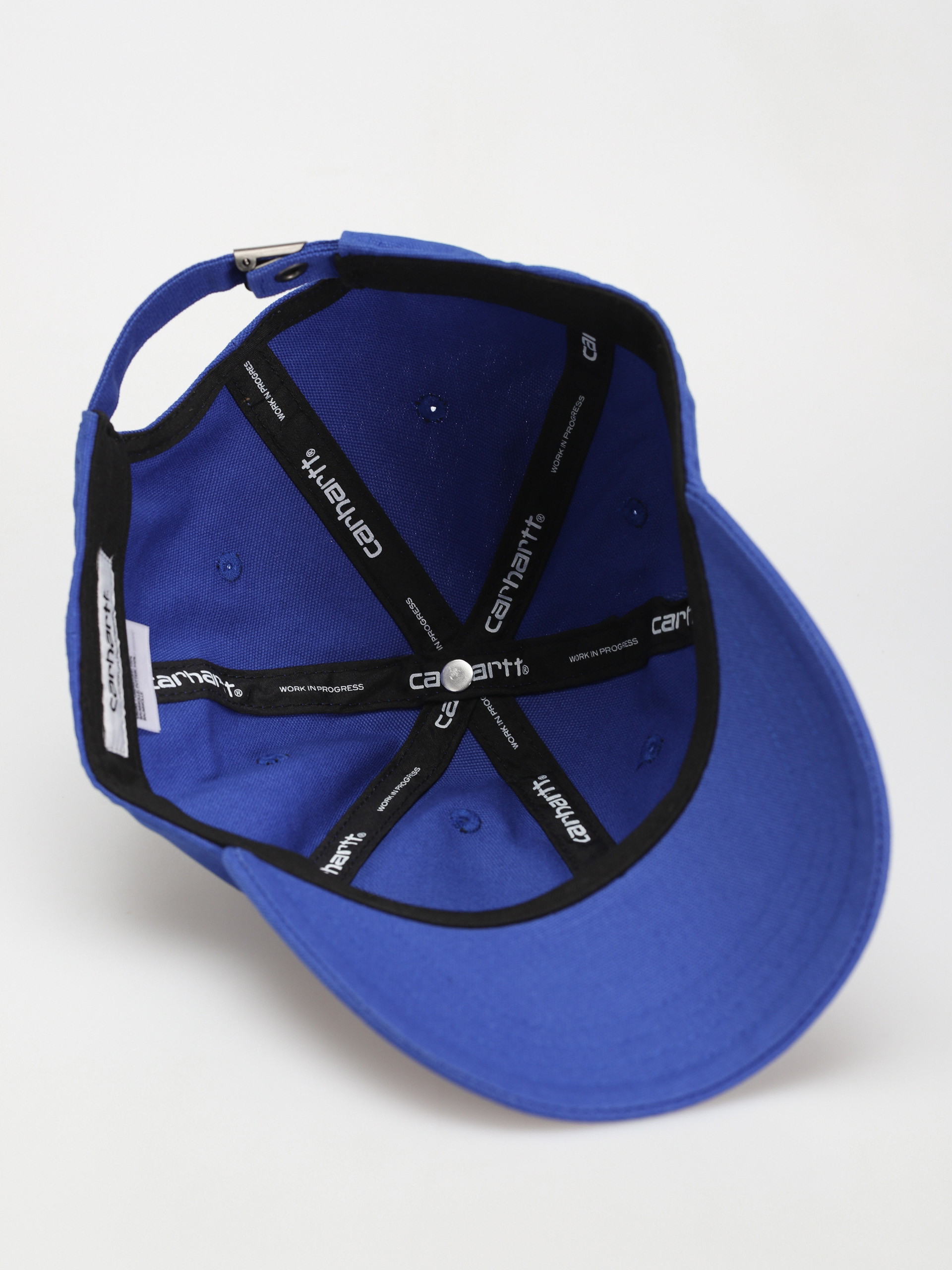 Kšiltovka  Carhartt WIP Canvas Script (lazurite/white)