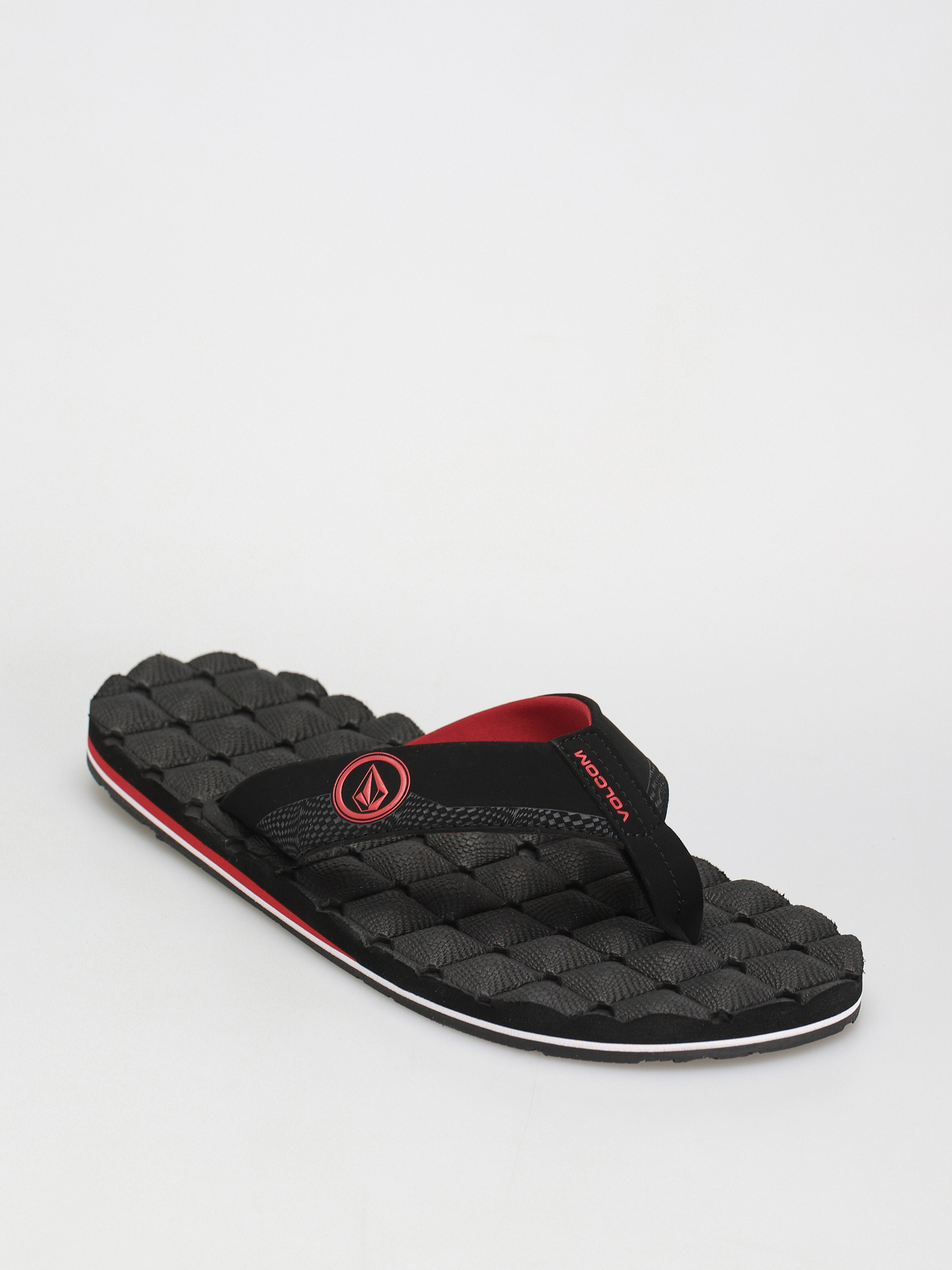 Plážovky Volcom Recliner (ribbon red)