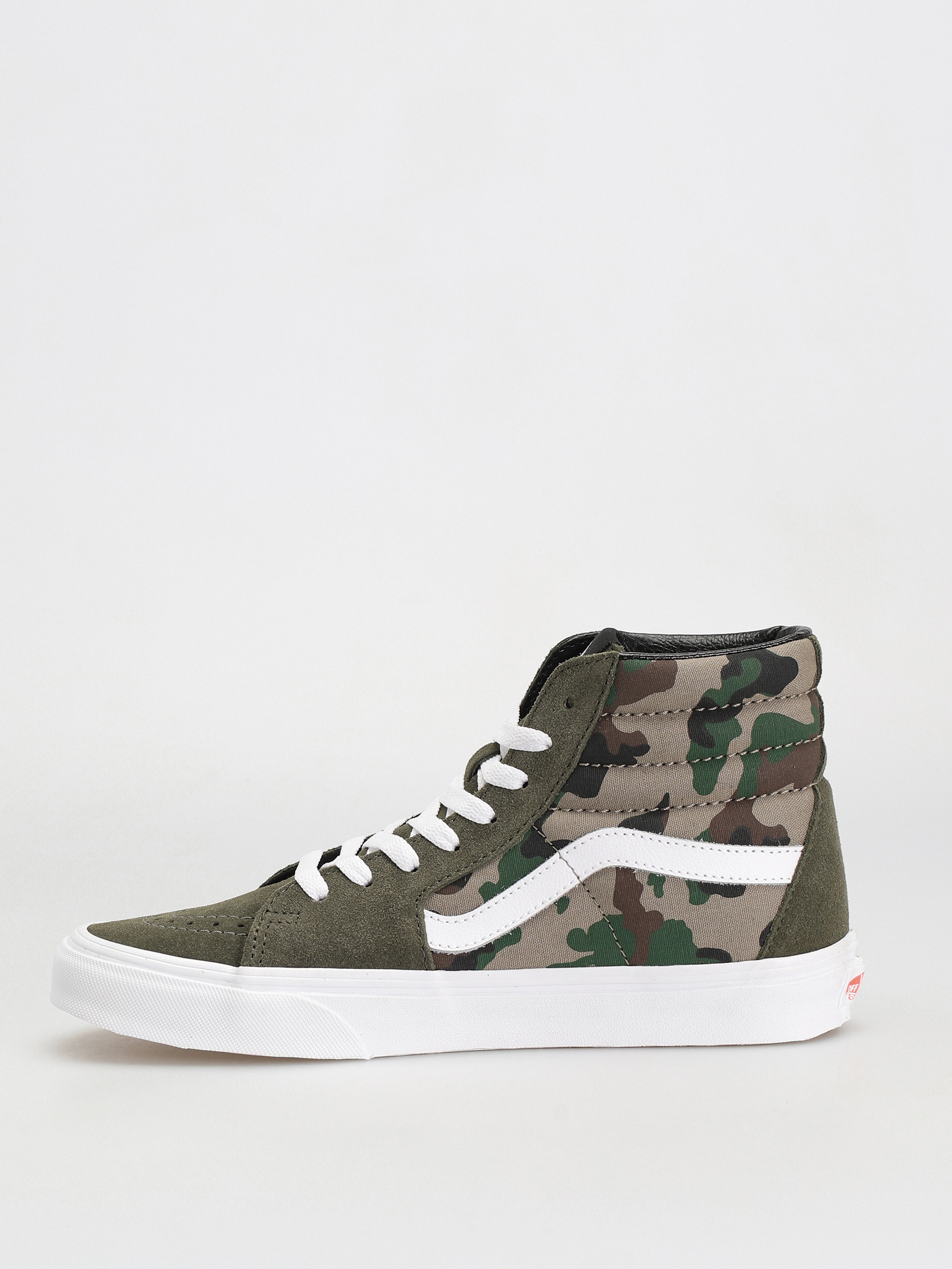 Boty Vans Sk8 Hi (camo olive/white)