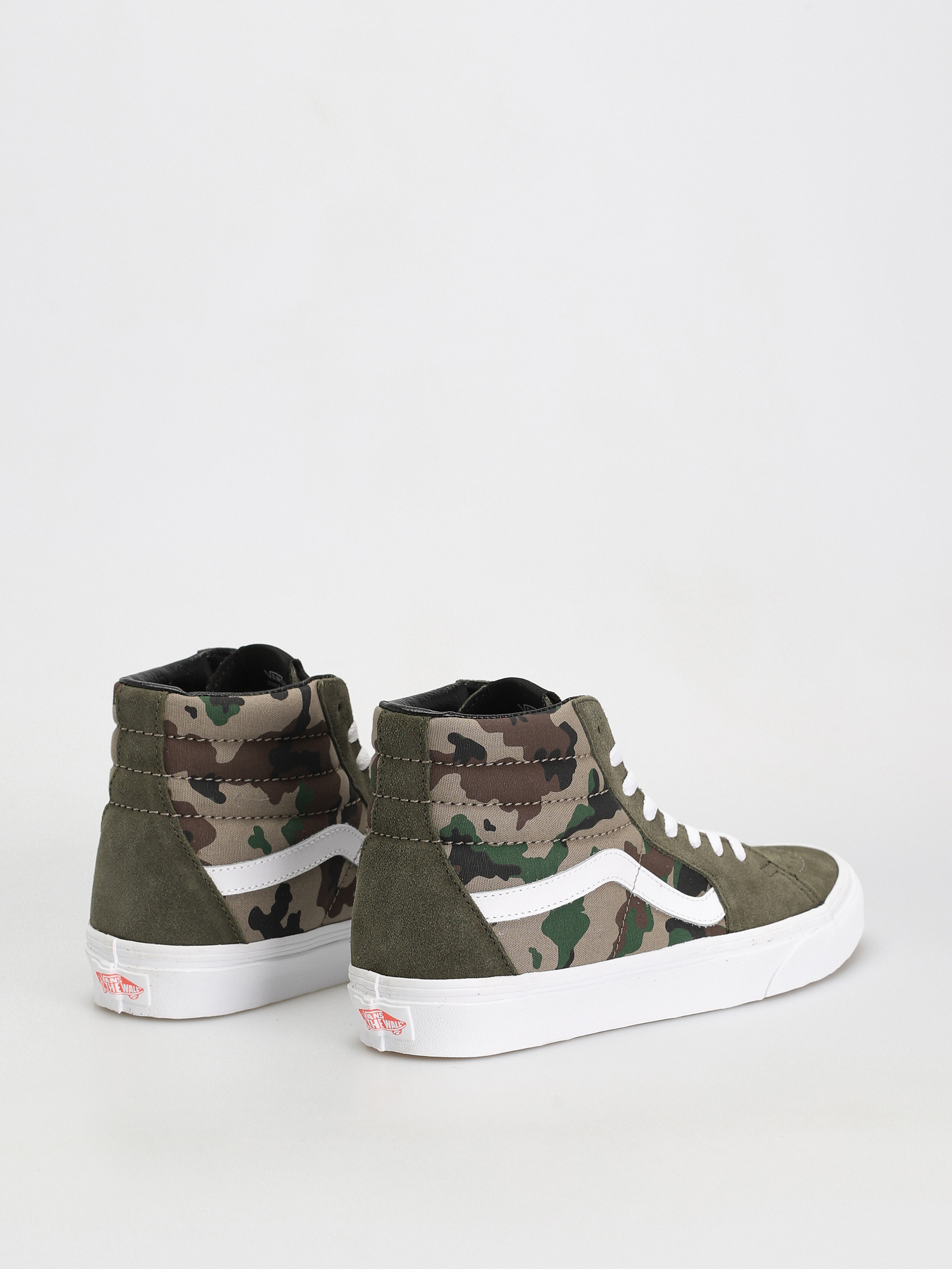 Boty Vans Sk8 Hi (camo olive/white)