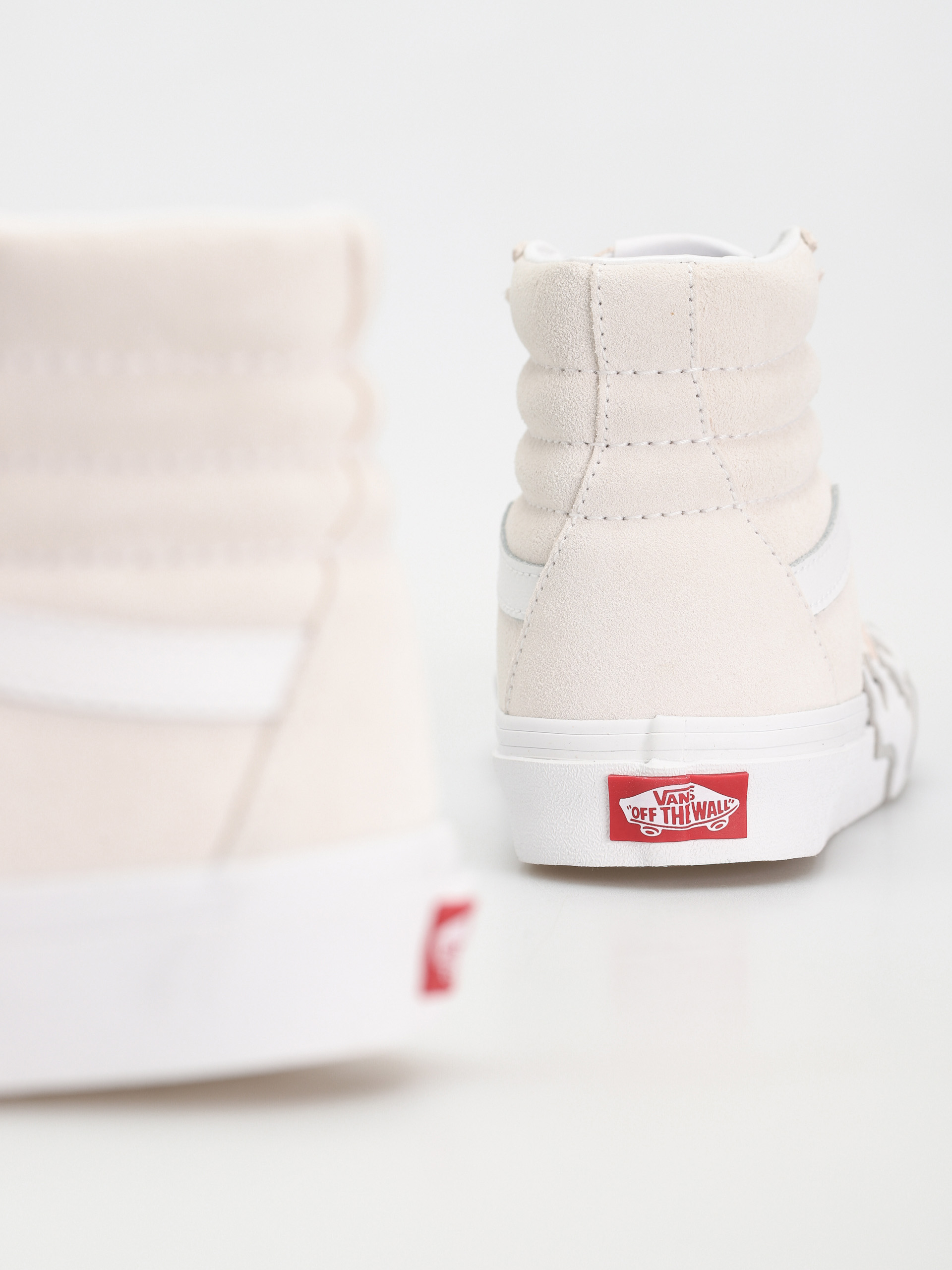 Boty Vans Sk8 Hi Flame (suede white/white)