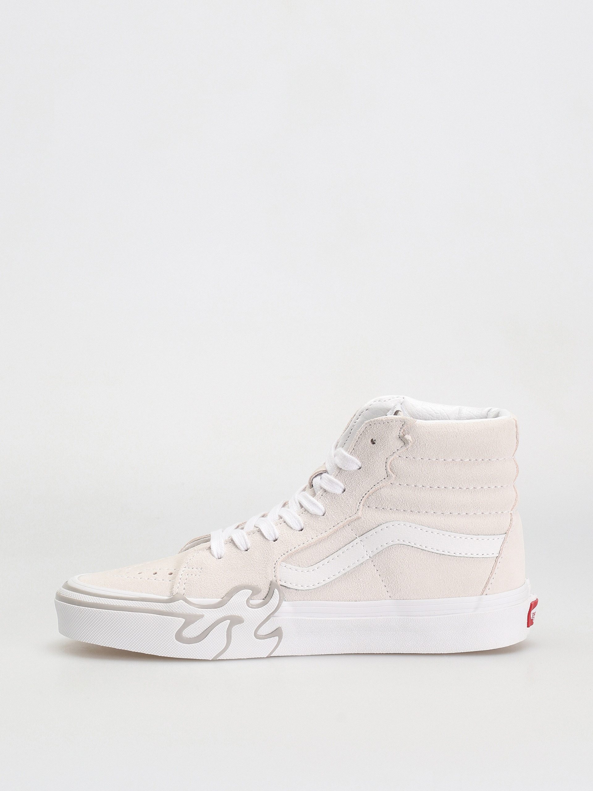Boty Vans Sk8 Hi Flame (suede white/white)