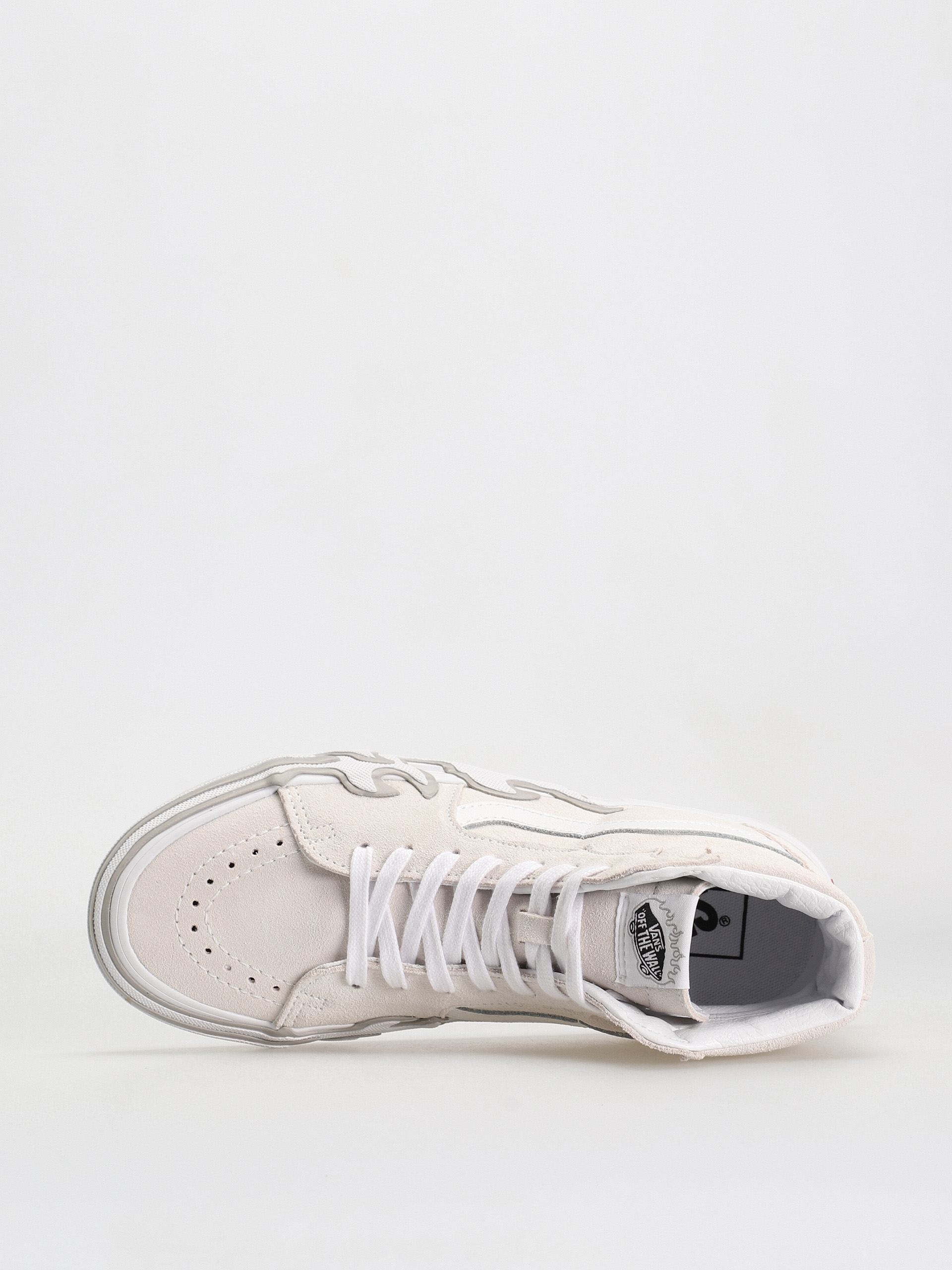 Boty Vans Sk8 Hi Flame (suede white/white)