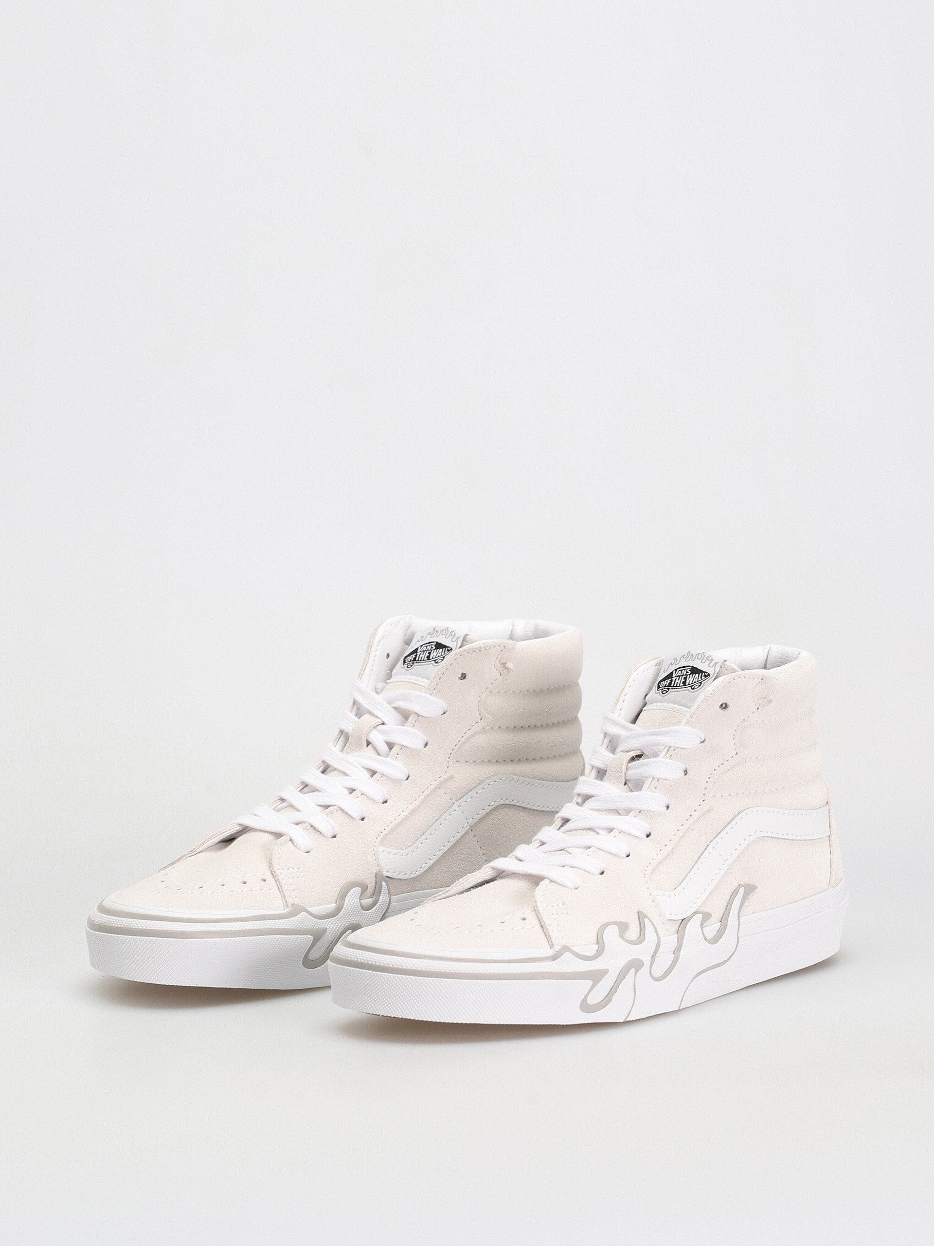 Boty Vans Sk8 Hi Flame (suede white/white)