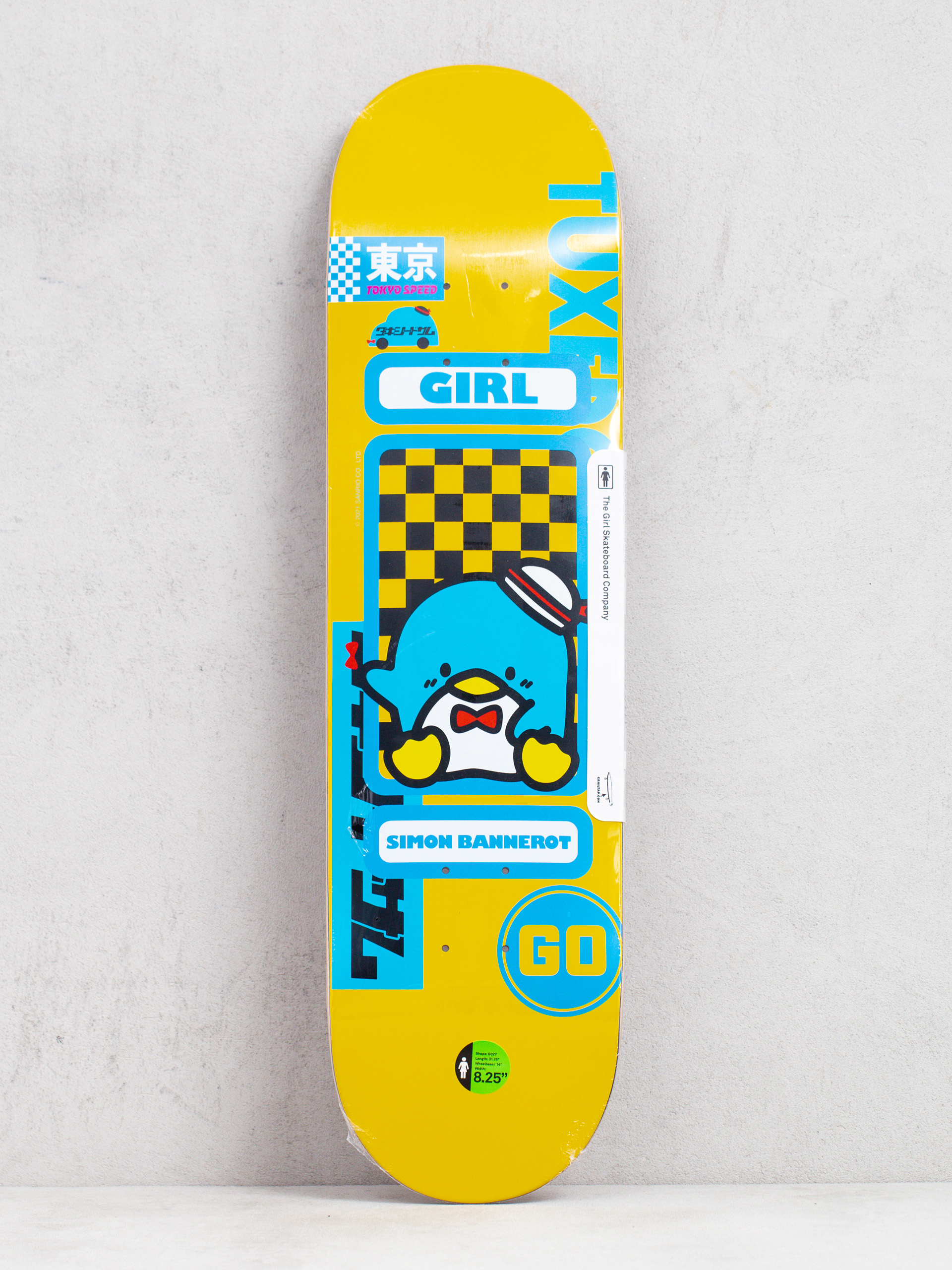 Deska Girl Skateboard Bannerot Sanrio Tokyo (yellow)