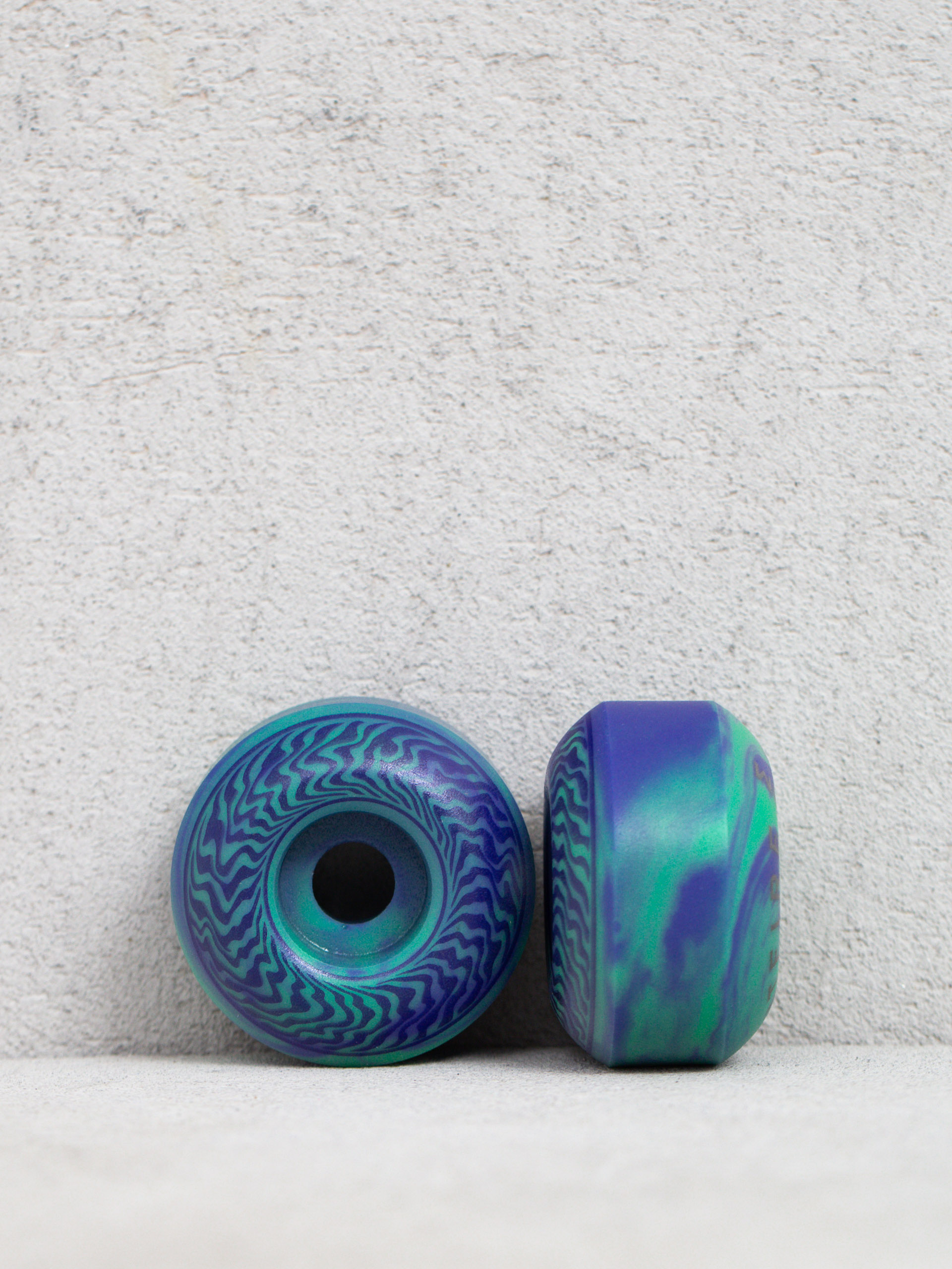 Kolečka Spitfire F4 99D Swirled Classic (navy/green)