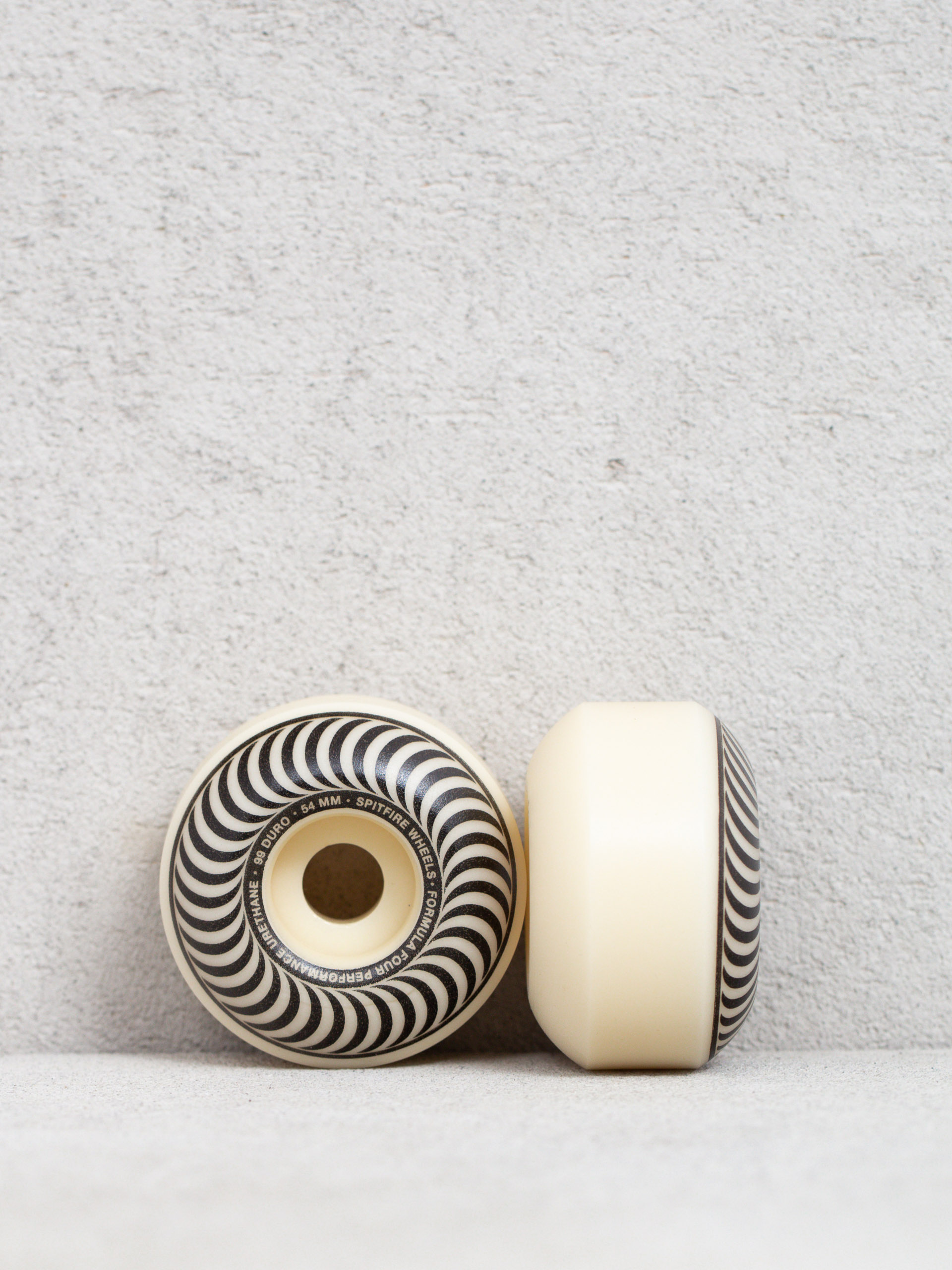 Kolečka Spitfire F4 99D Glow Classic (white/silver)