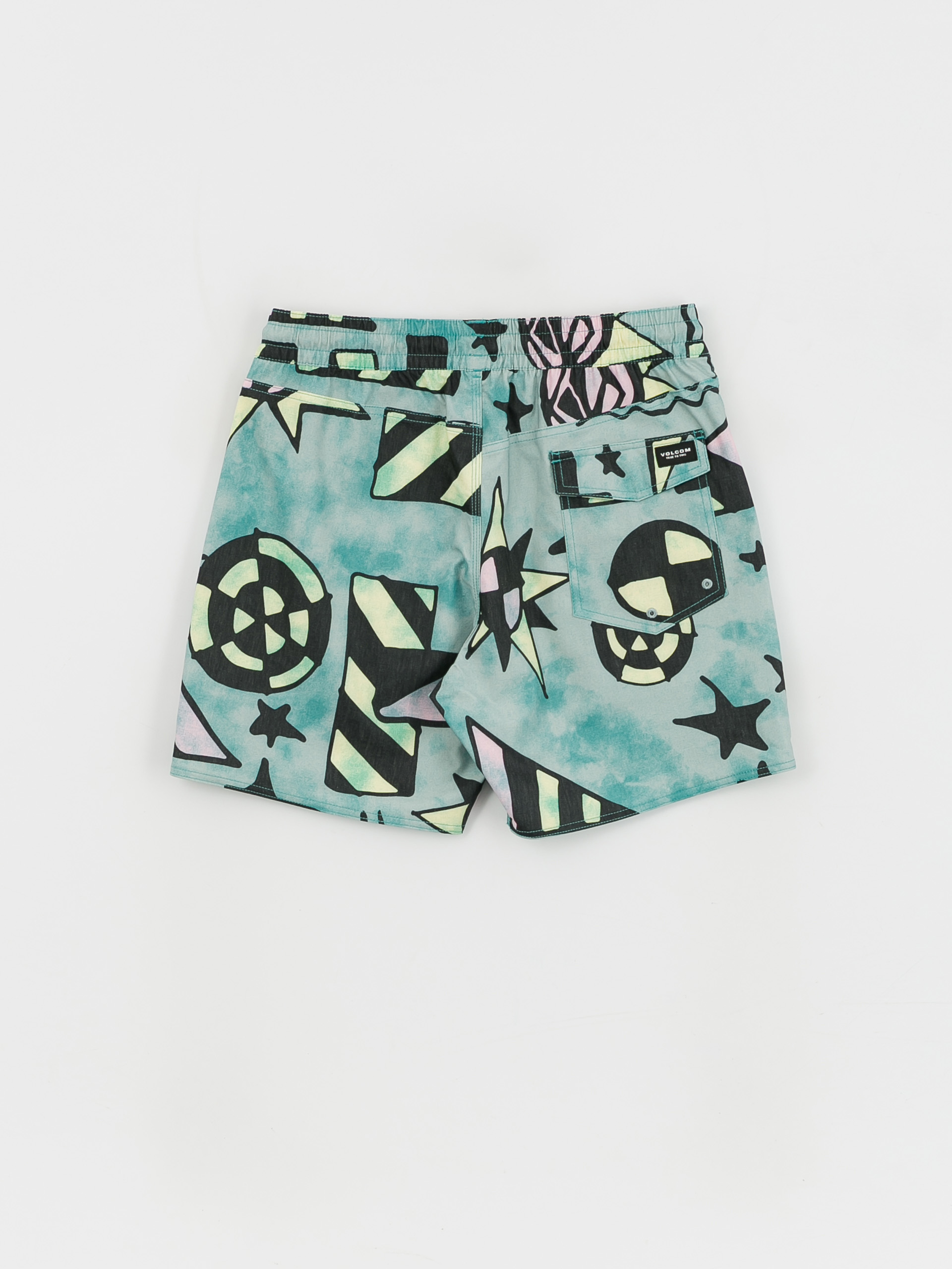 Kraťasy Volcom Chlorine Killer Stoney Trnk 17 (temple teal)