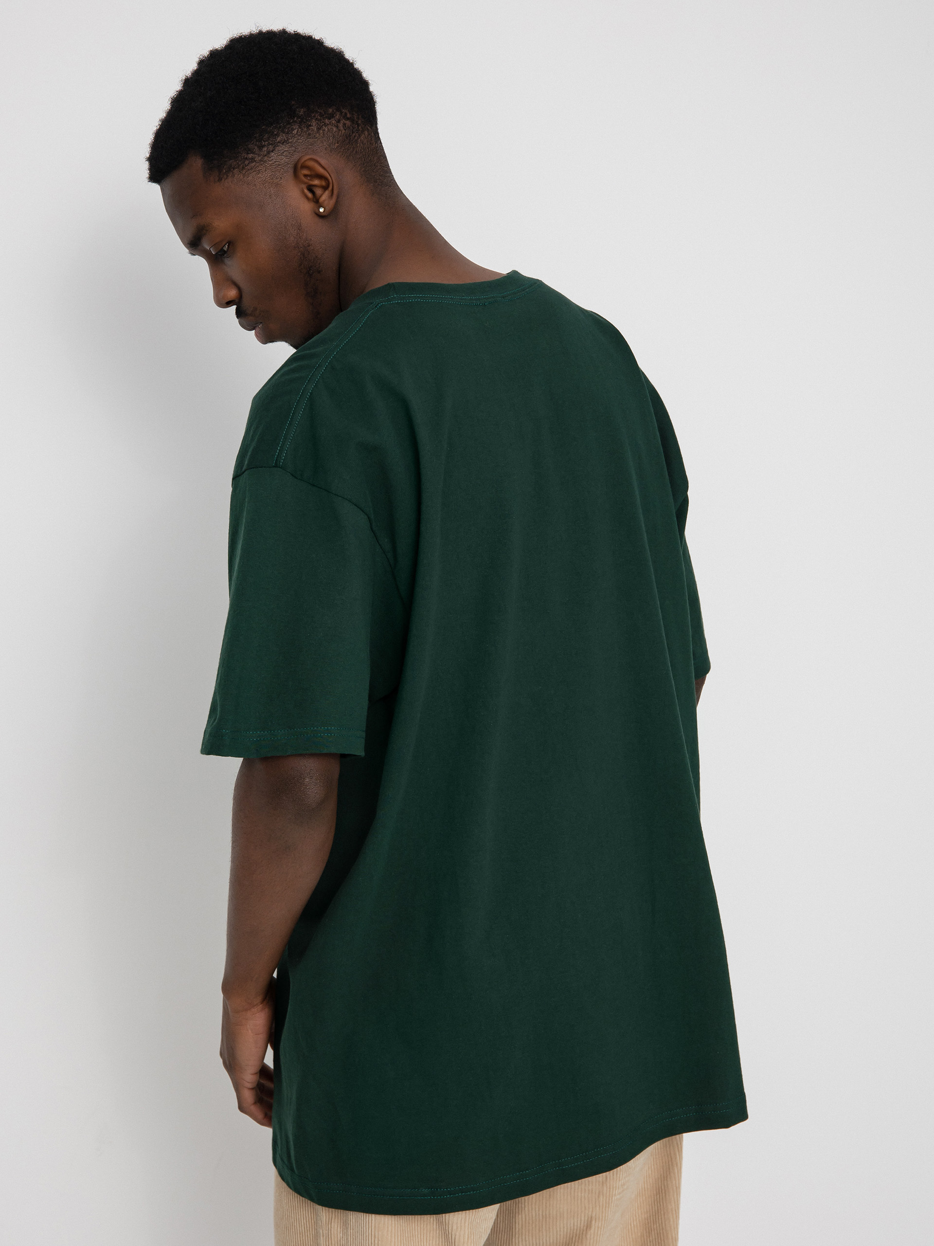 Tričko OBEY Lower Case 2 (forest)