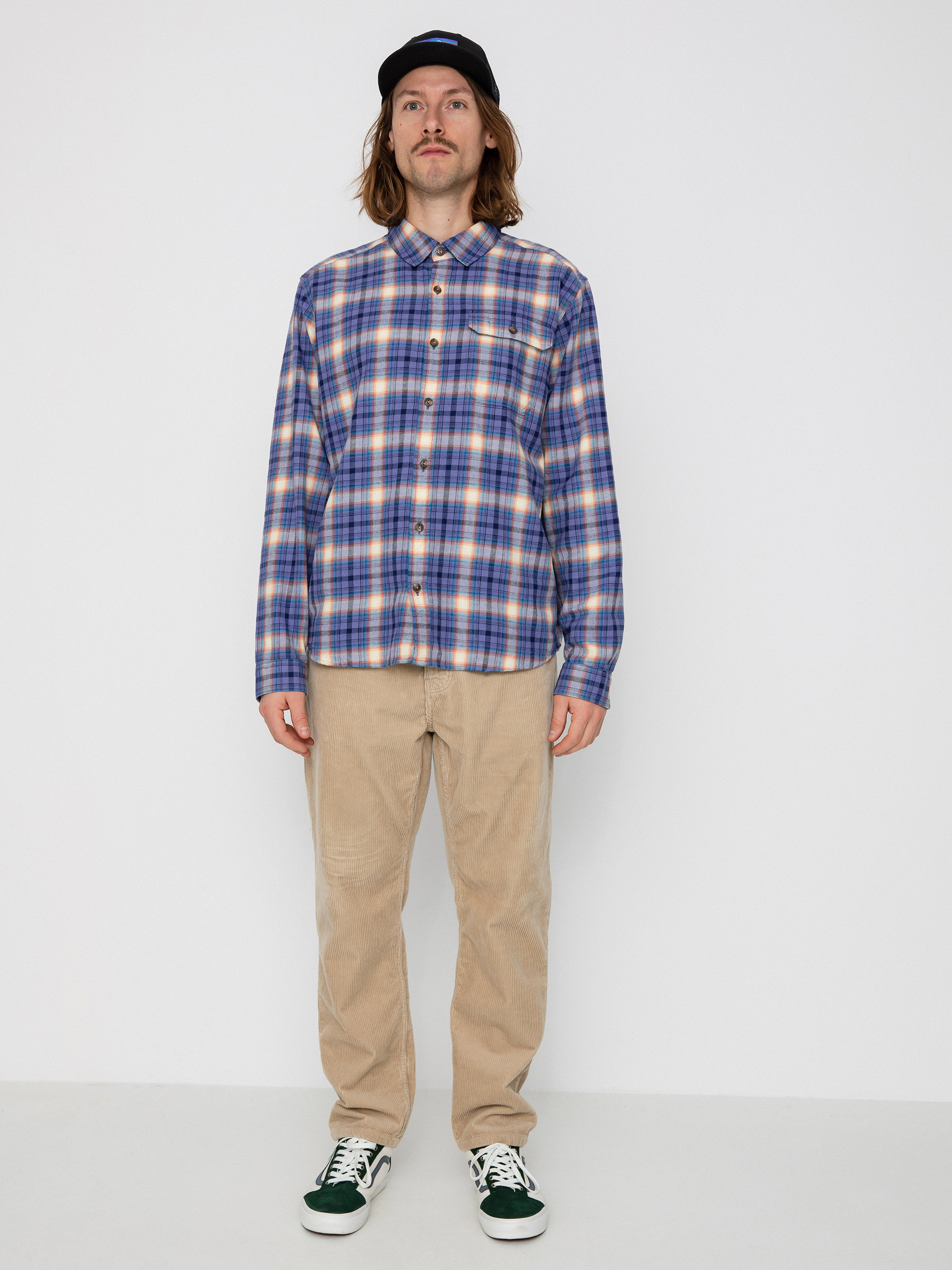 Košile Patagonia Cotton in Conversion Lightweight Fjord (ombre vintage/perennial purple)