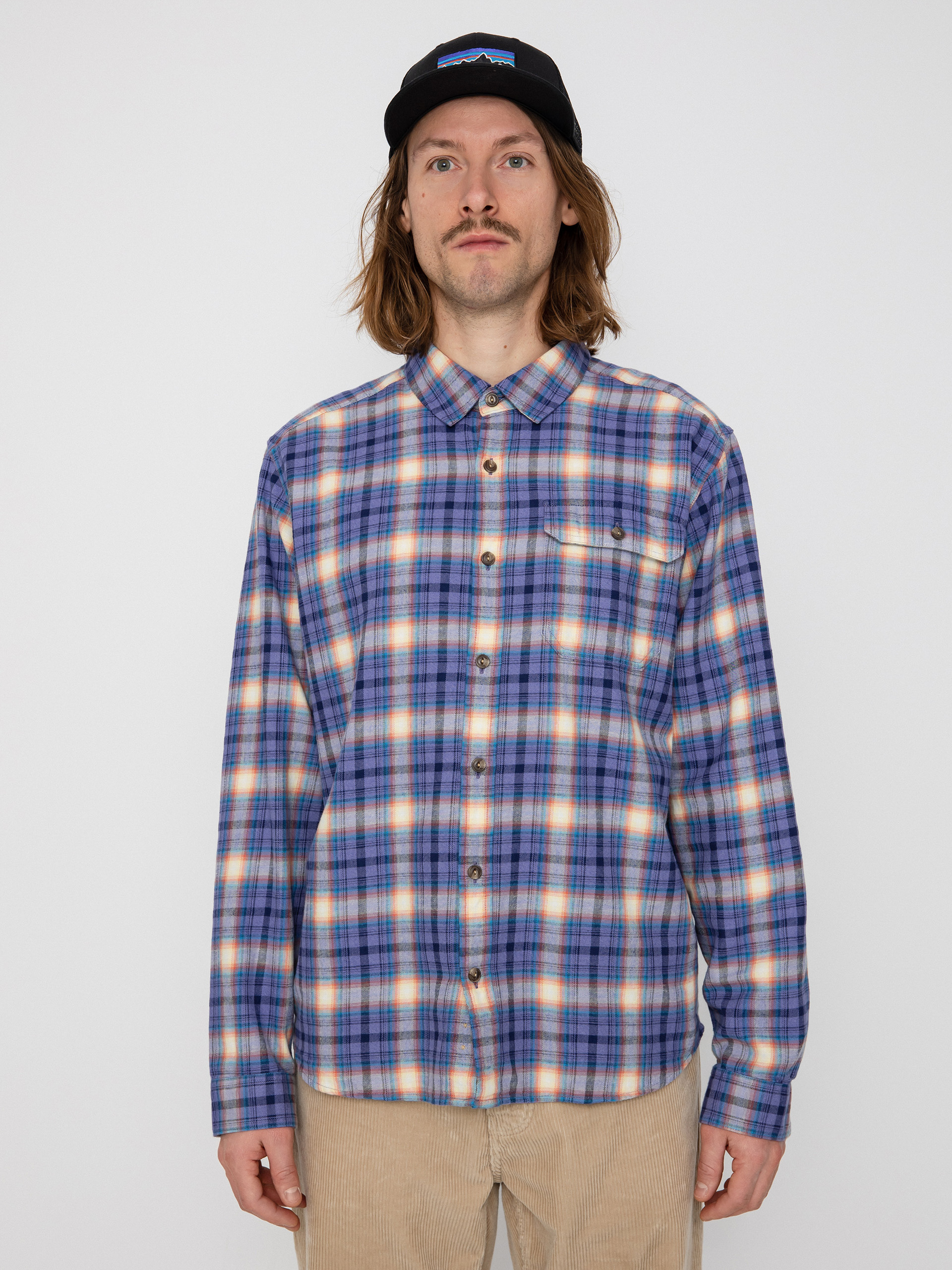 Košile Patagonia Cotton in Conversion Lightweight Fjord (ombre vintage/perennial purple)