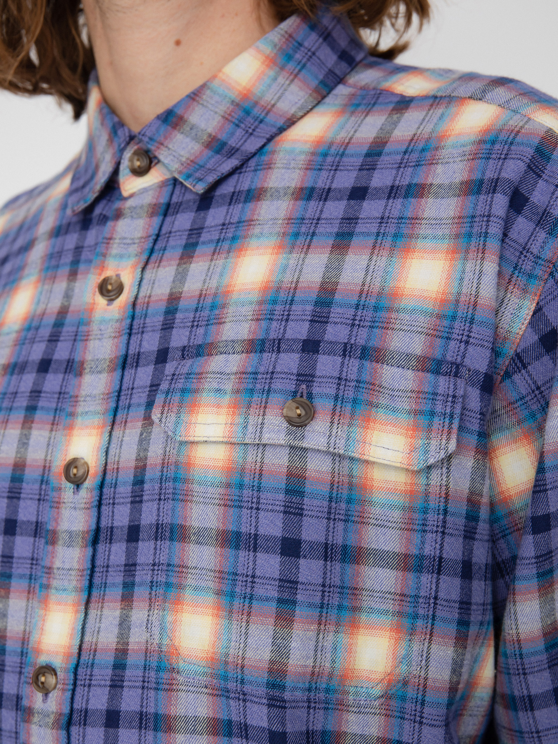 Košile Patagonia Cotton in Conversion Lightweight Fjord (ombre vintage/perennial purple)