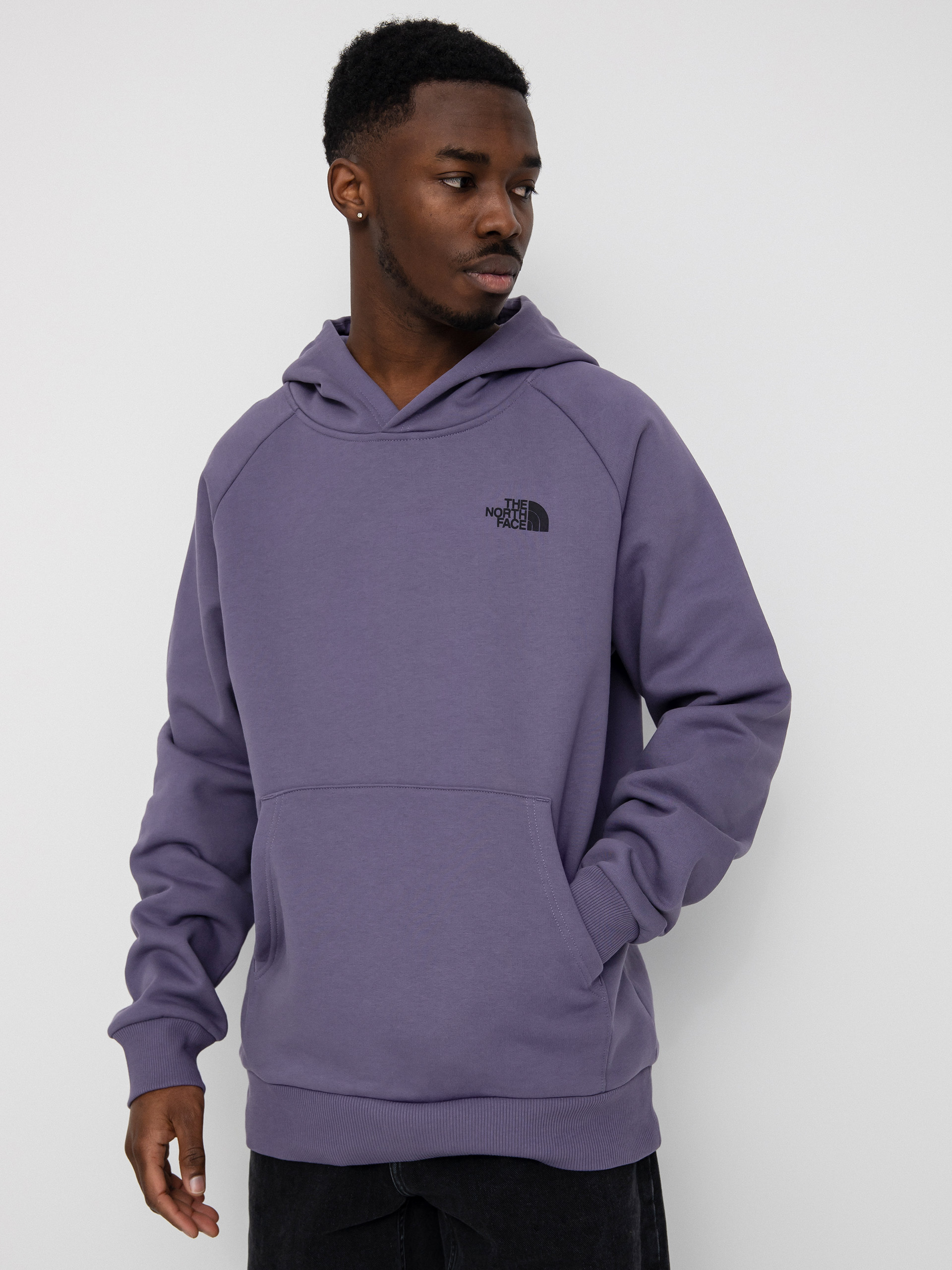 Mikina s kapucí The North Face Raglan Redbox HD (lunar slate)
