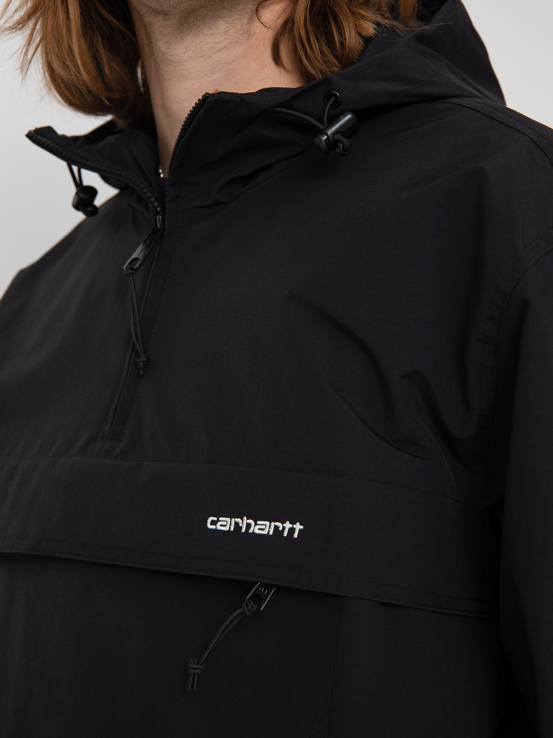 Bunda Carhartt WIP Windbreaker (black/white)