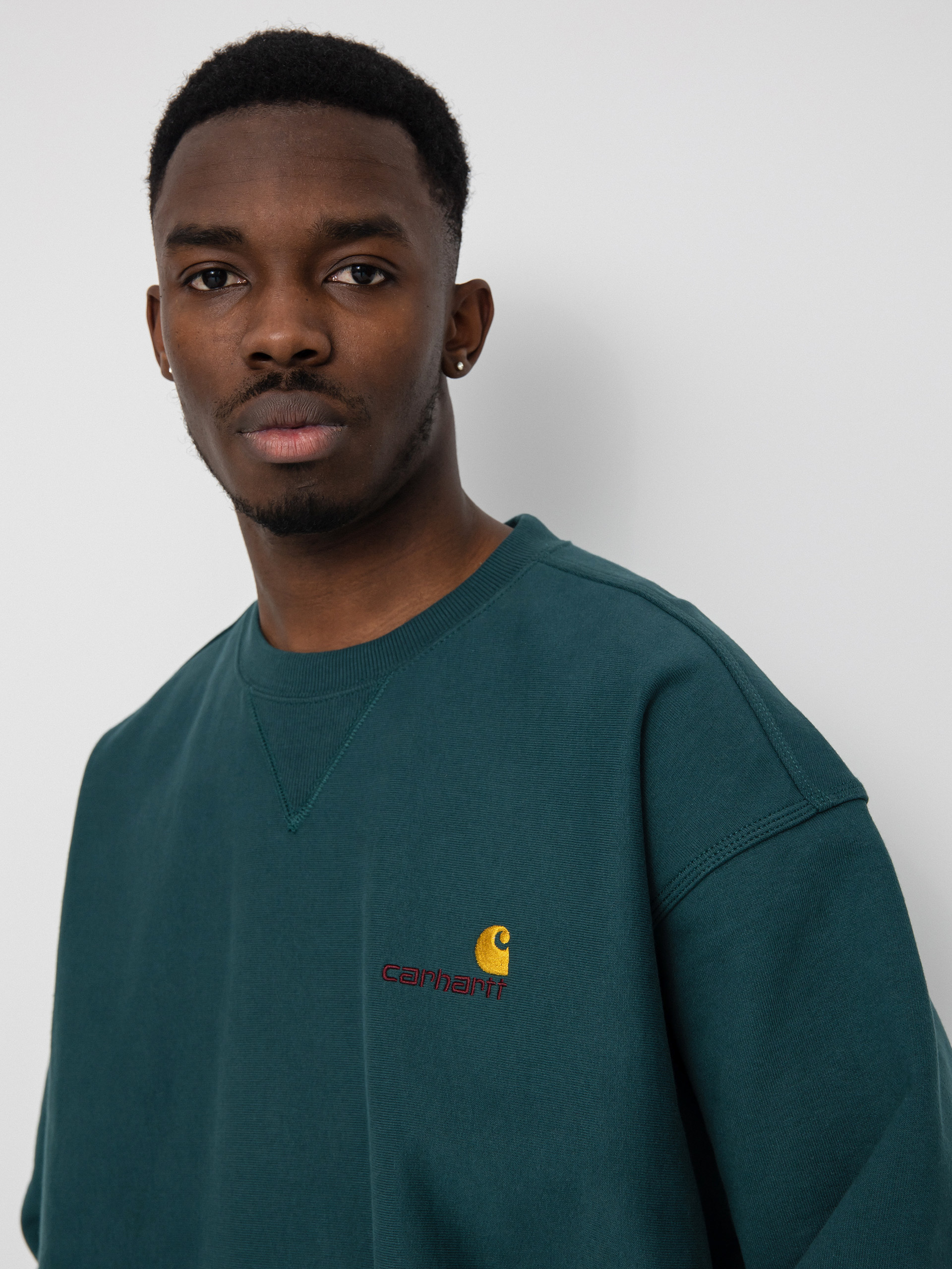 Mikina Carhartt WIP American Script (botanic)