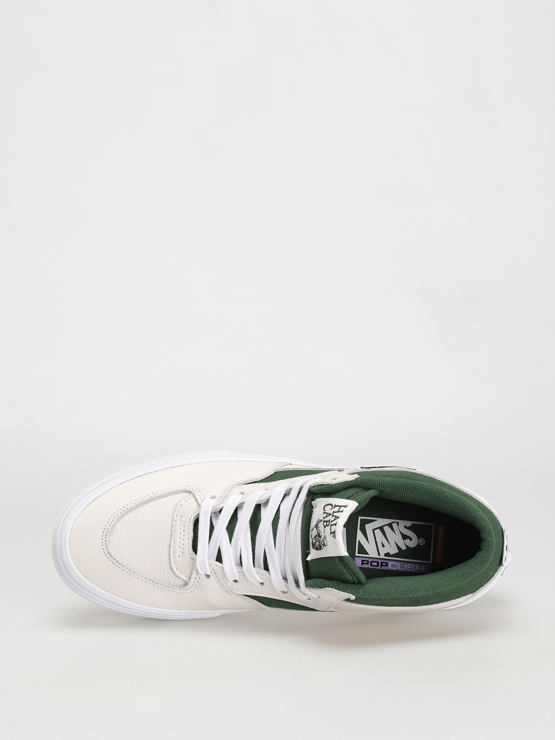 Boty Vans Skate Half Cab (white/green)