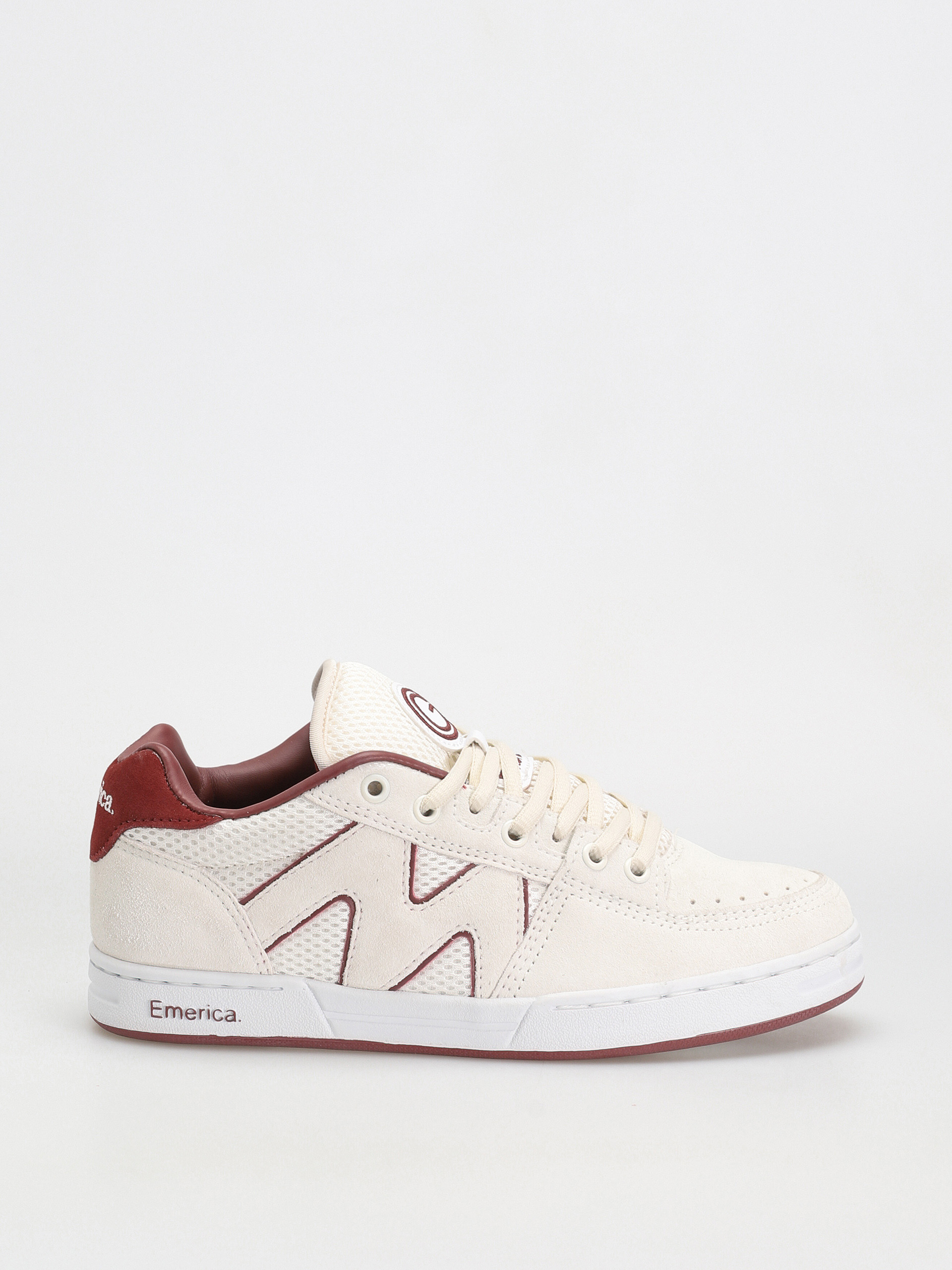 Boty Emerica Og-1 (white/burgundy)