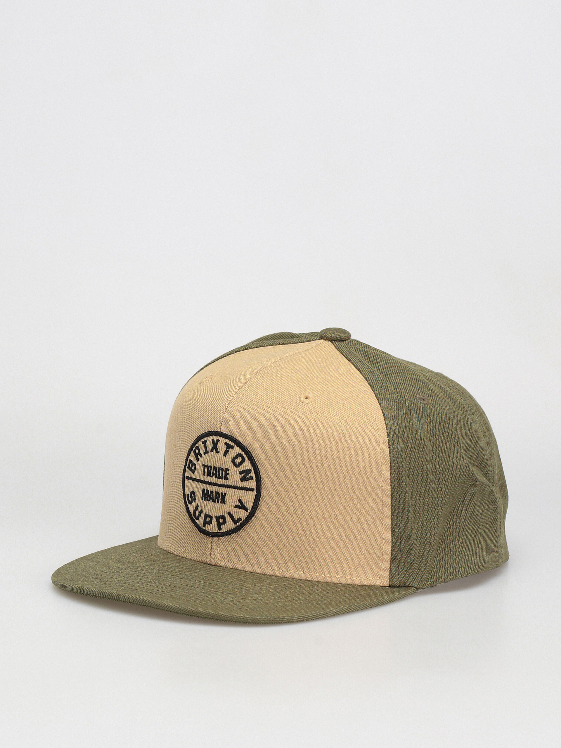 Kšiltovka  Brixton Oath III Snapback (olive surplus/sand)