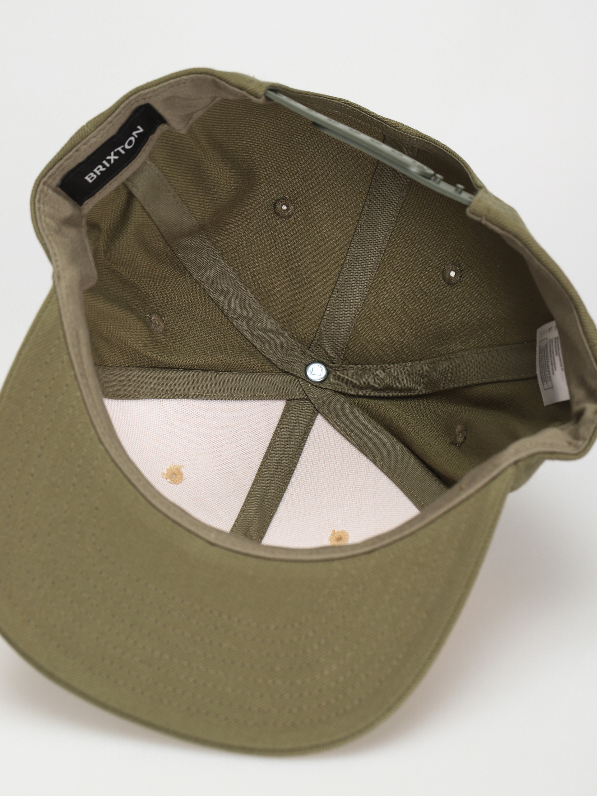 Kšiltovka  Brixton Oath III Snapback (olive surplus/sand)