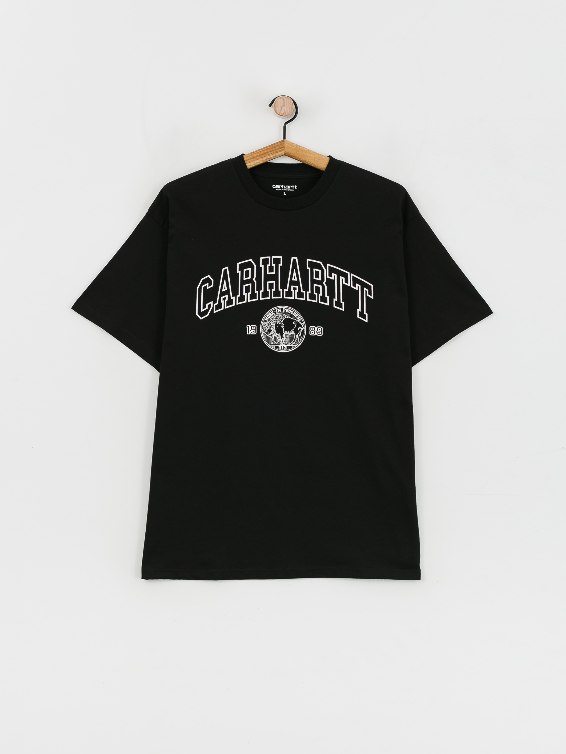 Tričko Carhartt WIP Coin (black/white)